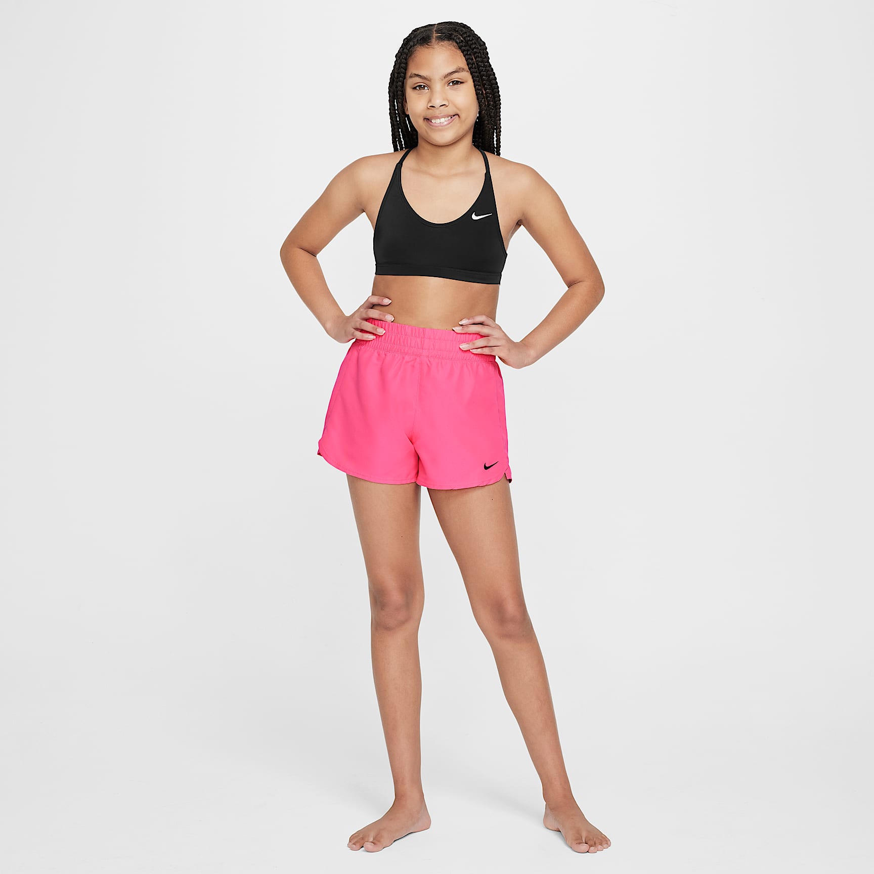 Nike Swim Big Kids' (Girls') 3" Volley Shorts