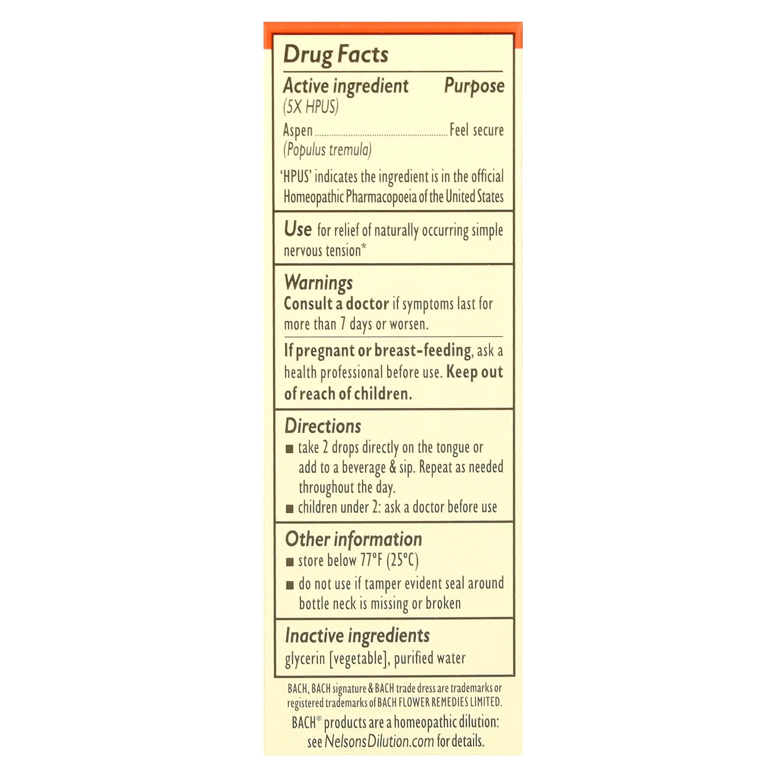 Bach, Original Flower Remedies, осиная смесь, 10 мл (0,35 жидк. унции)