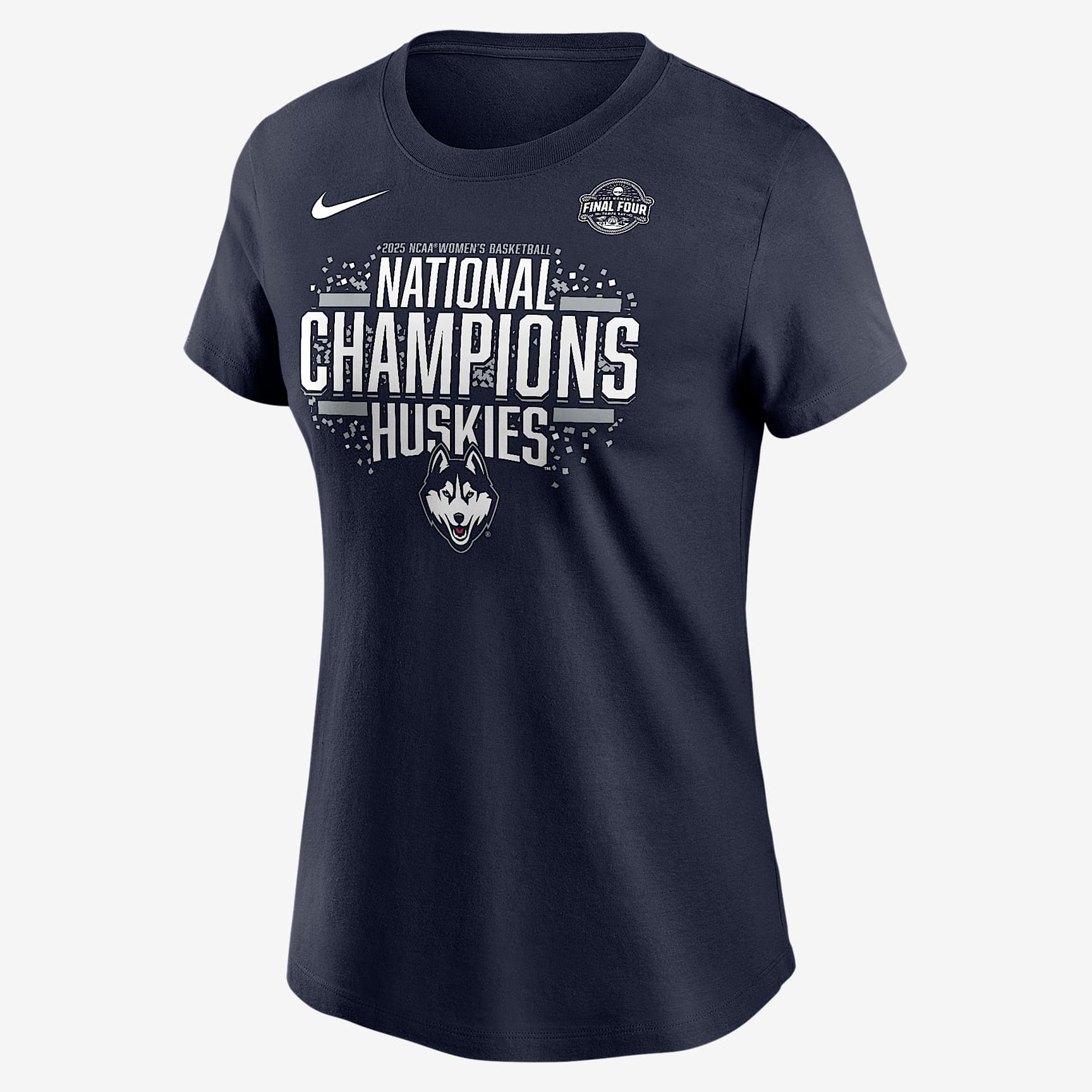 UConn (Women's Team) Women's Nike College National Champs T-Shirt