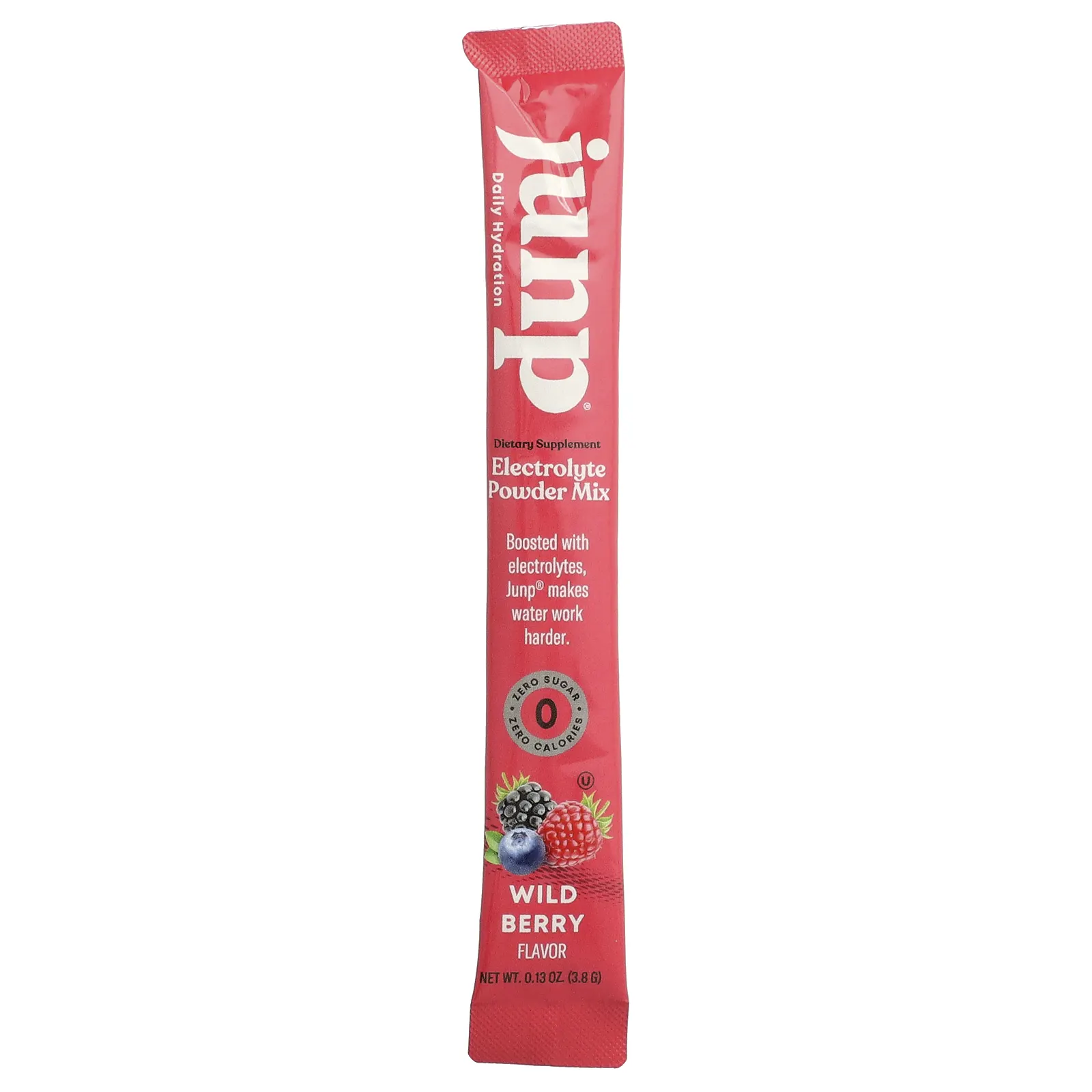 JUNP Hydration, электролитная порошковая смесь, со вкусом лесных ягод, 5 пакетиков по 3,8 г (0,13 унции)