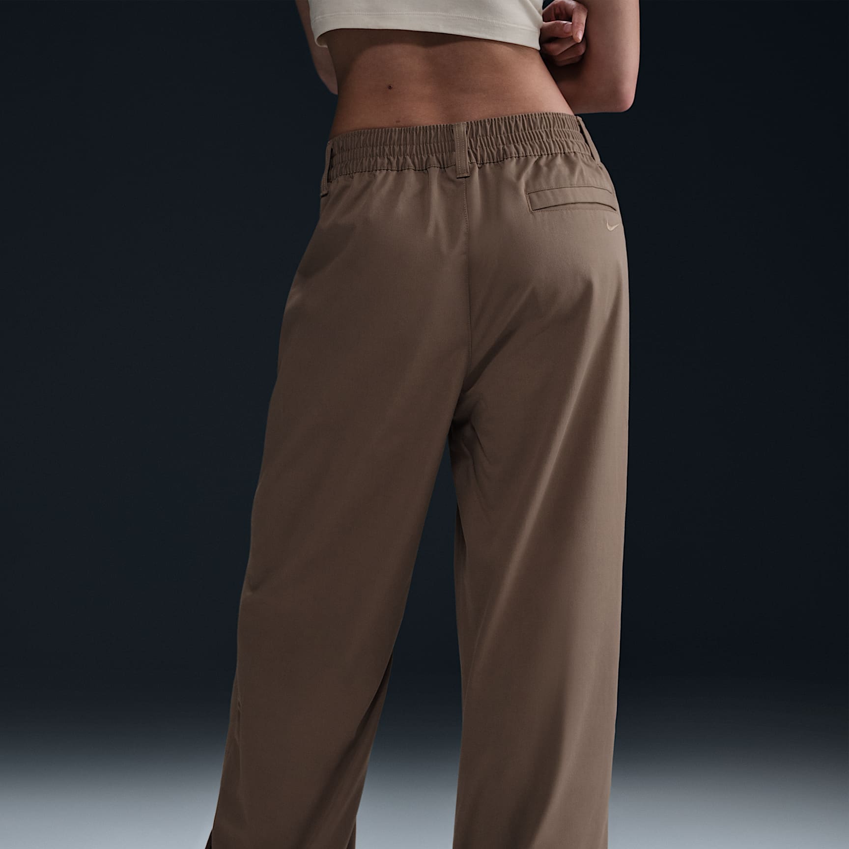 Nike Sportswear Collection Women's Mid-Rise Twill Trousers