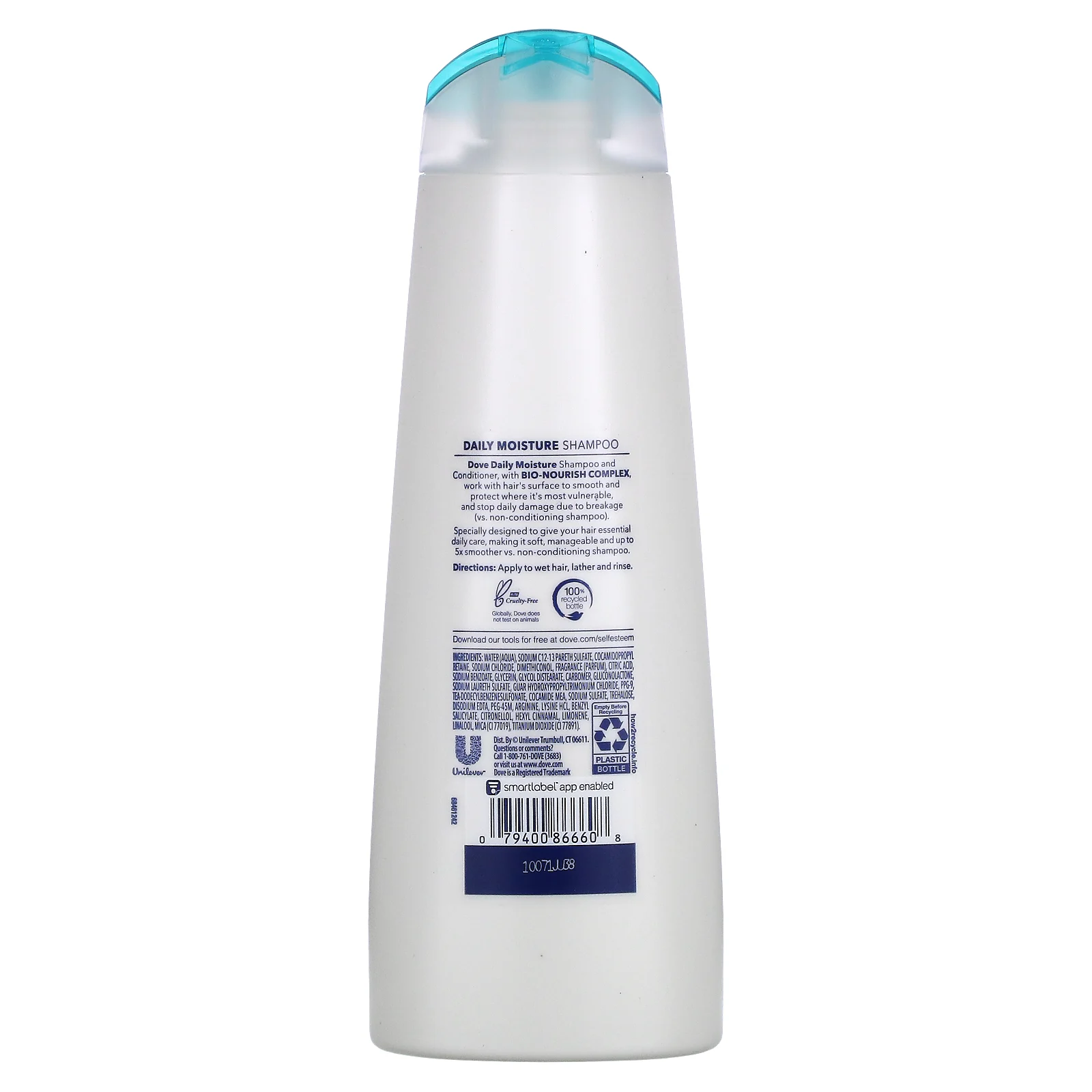 Dove, Nutritive Solutions, шампунь «Ежедневное увлажнение», для нормальных и сухих волос, 355 мл (12 жидк. унций)