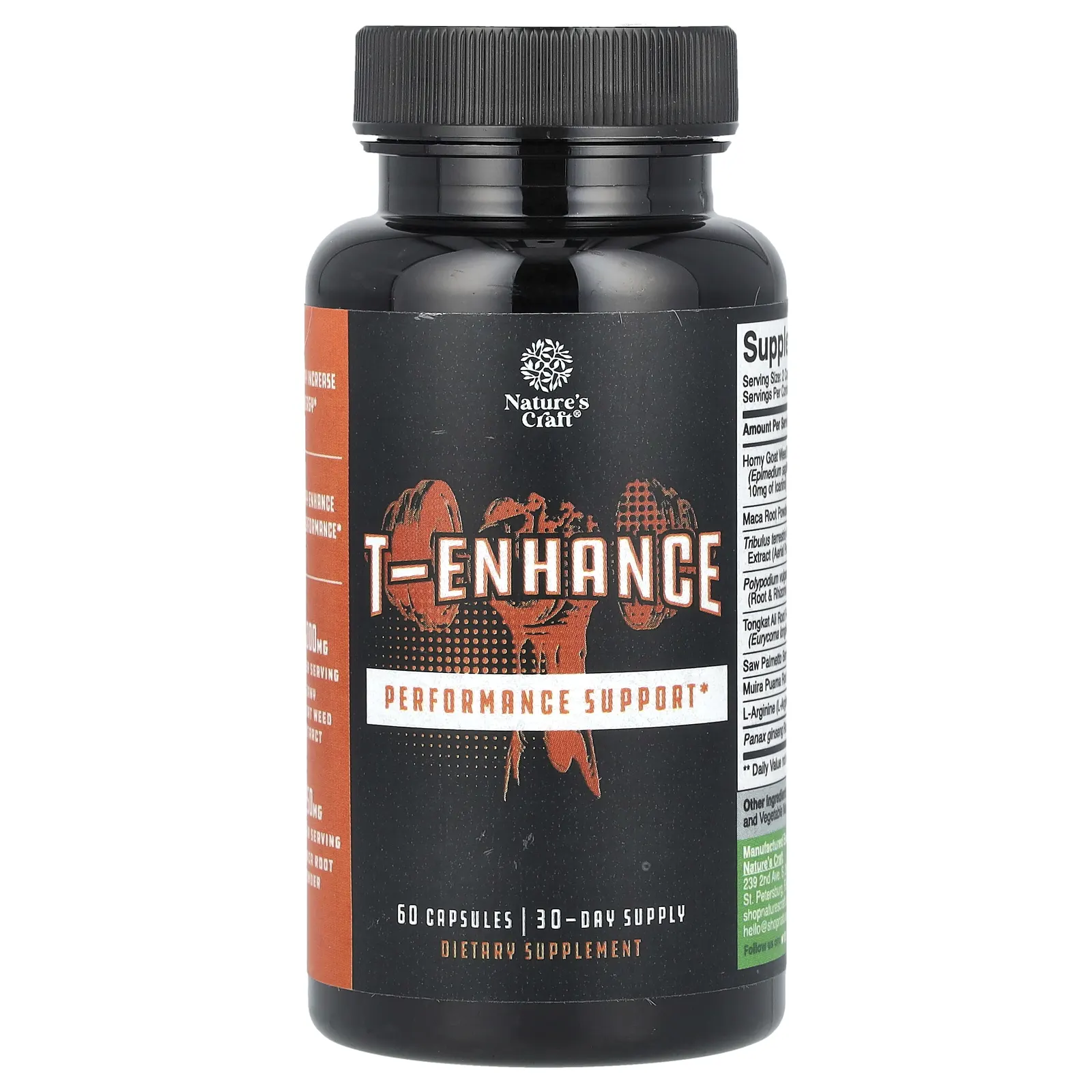 Nature's Craft, T-Enhance, 60 капсул