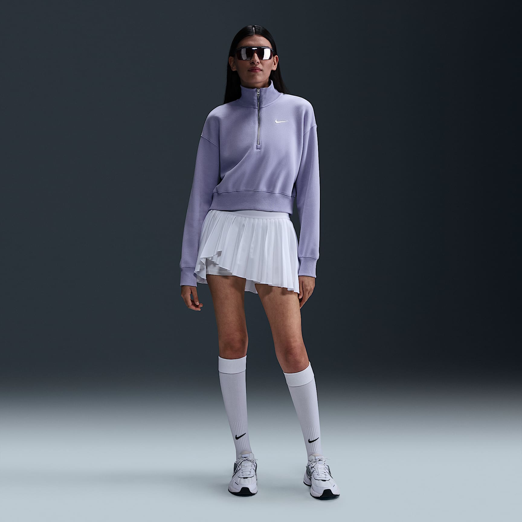 Nike Sportswear Phoenix Fleece Women's 1/4-Zip Cropped Sweatshirt