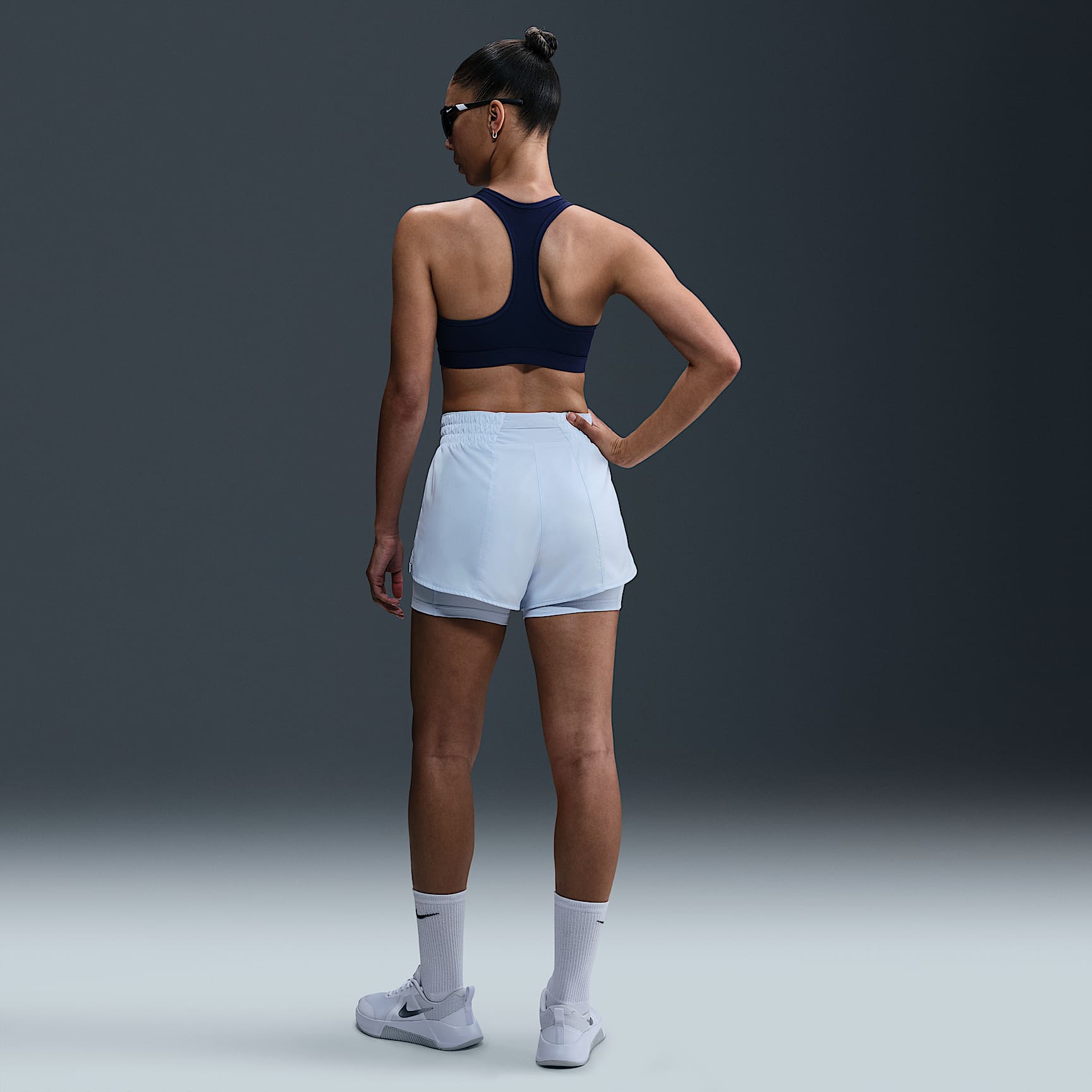 Nike One Women's Dri-FIT High-Waisted 3" 2-in-1 Shorts