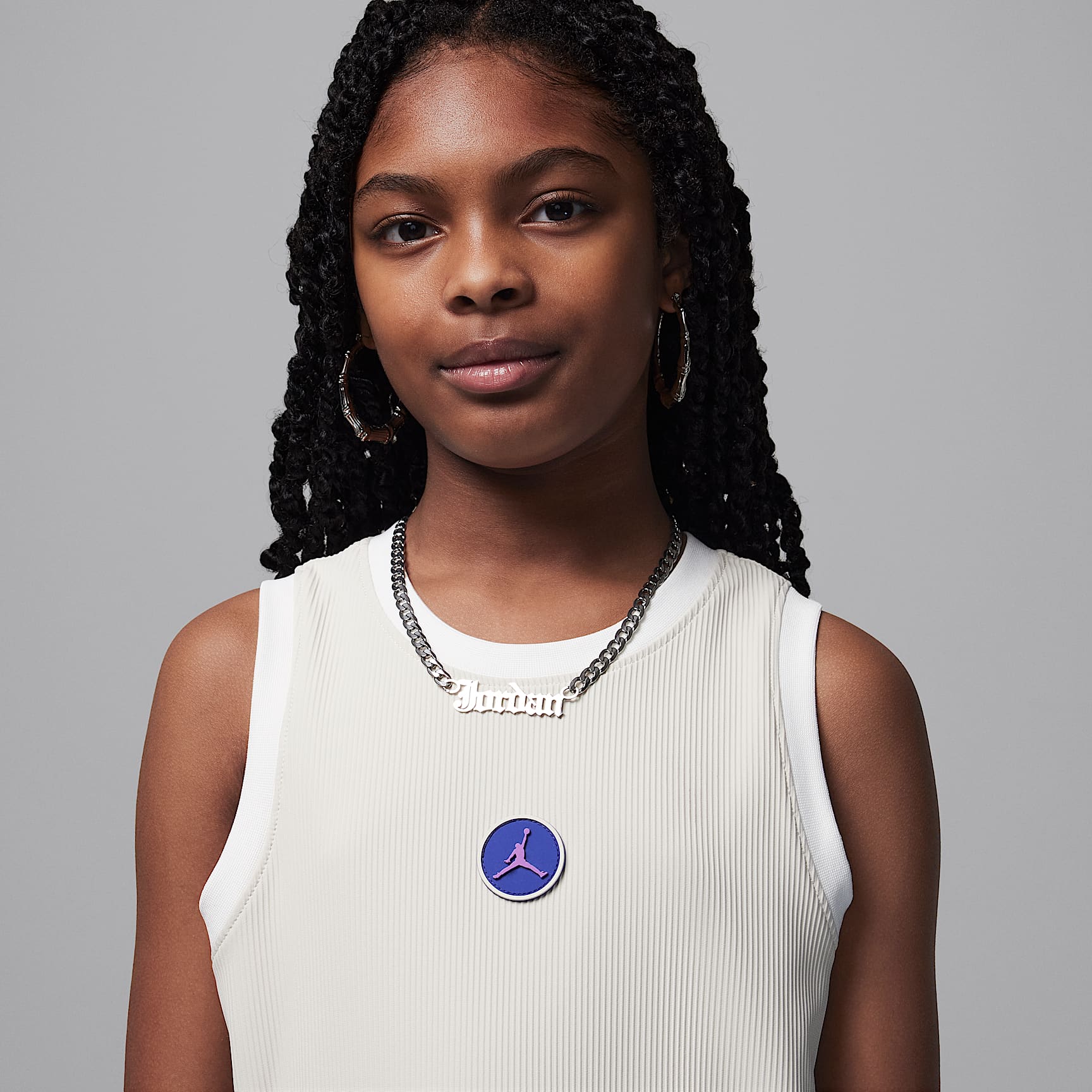 Jordan Big Kids' "She Takes Flight" Ribbed Dress
