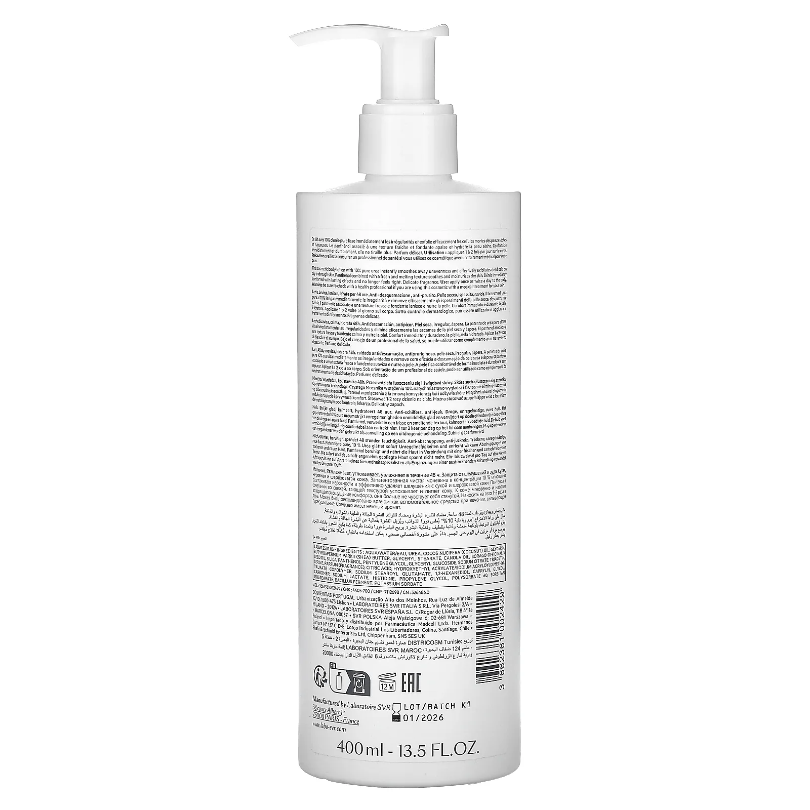 SVR, Lait Xerial 10, 400 мл (13,5 жидк. унции)