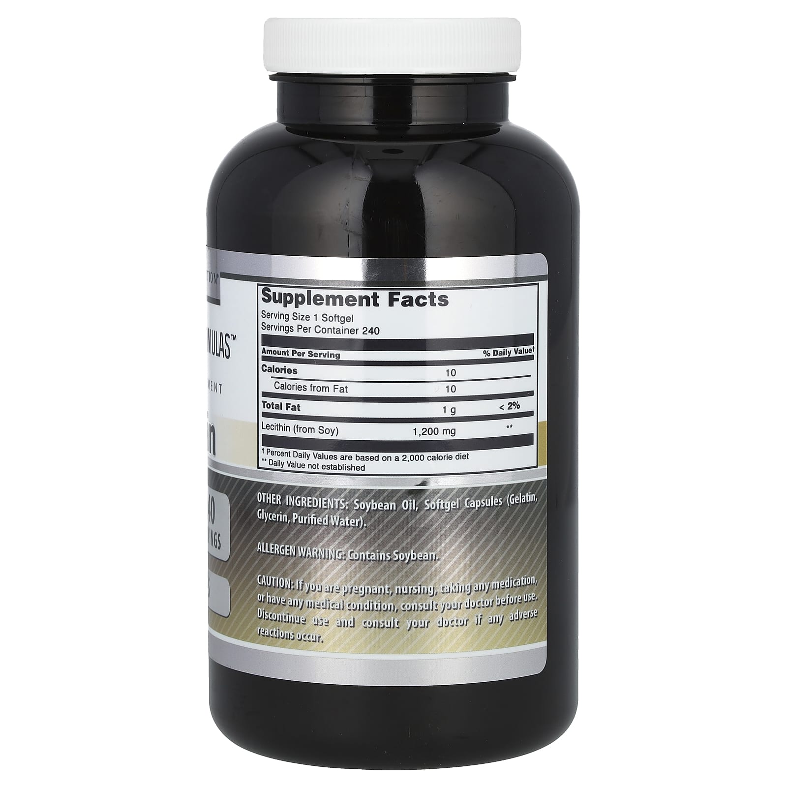 Amazing Nutrition, Лецитин, 1200 мг, 240 мягких таблеток