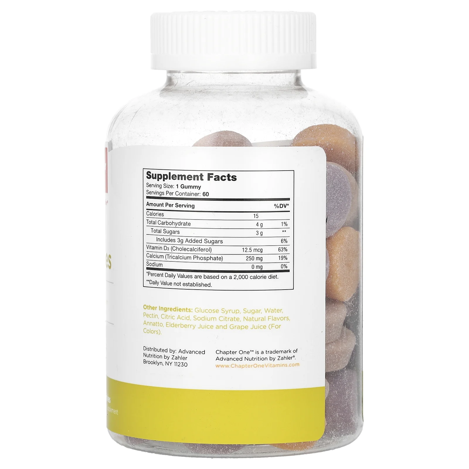 Chapter One, витамин B is for Bones, ароматизированный, 60 жевательных мармеладок