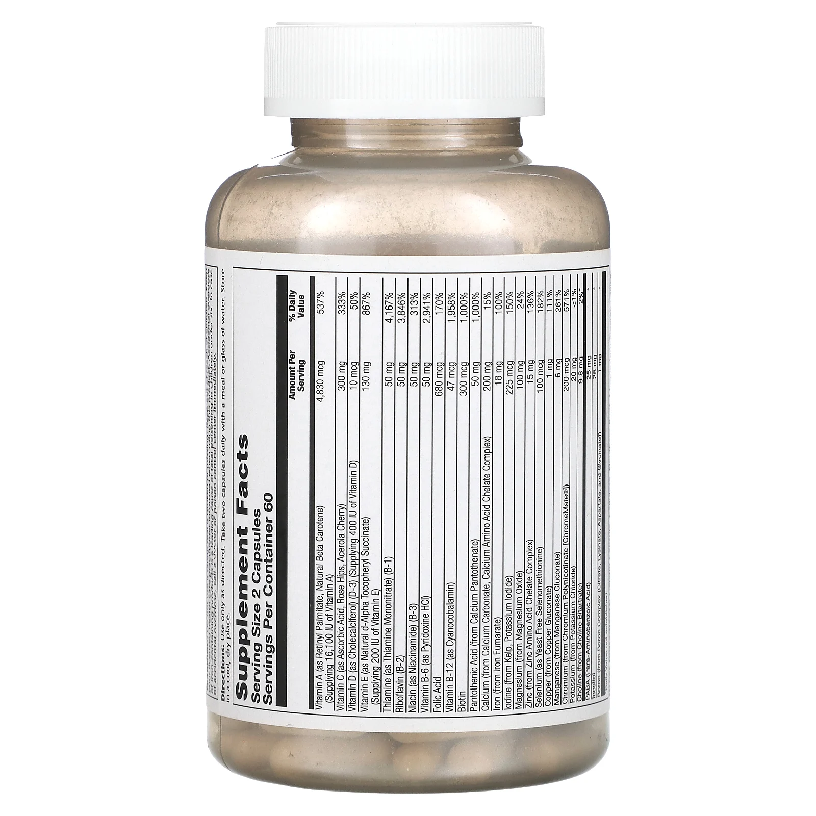 Solaray, Twice Daily, мультивитамины для получения нескольких видов энергии, 120 капсул