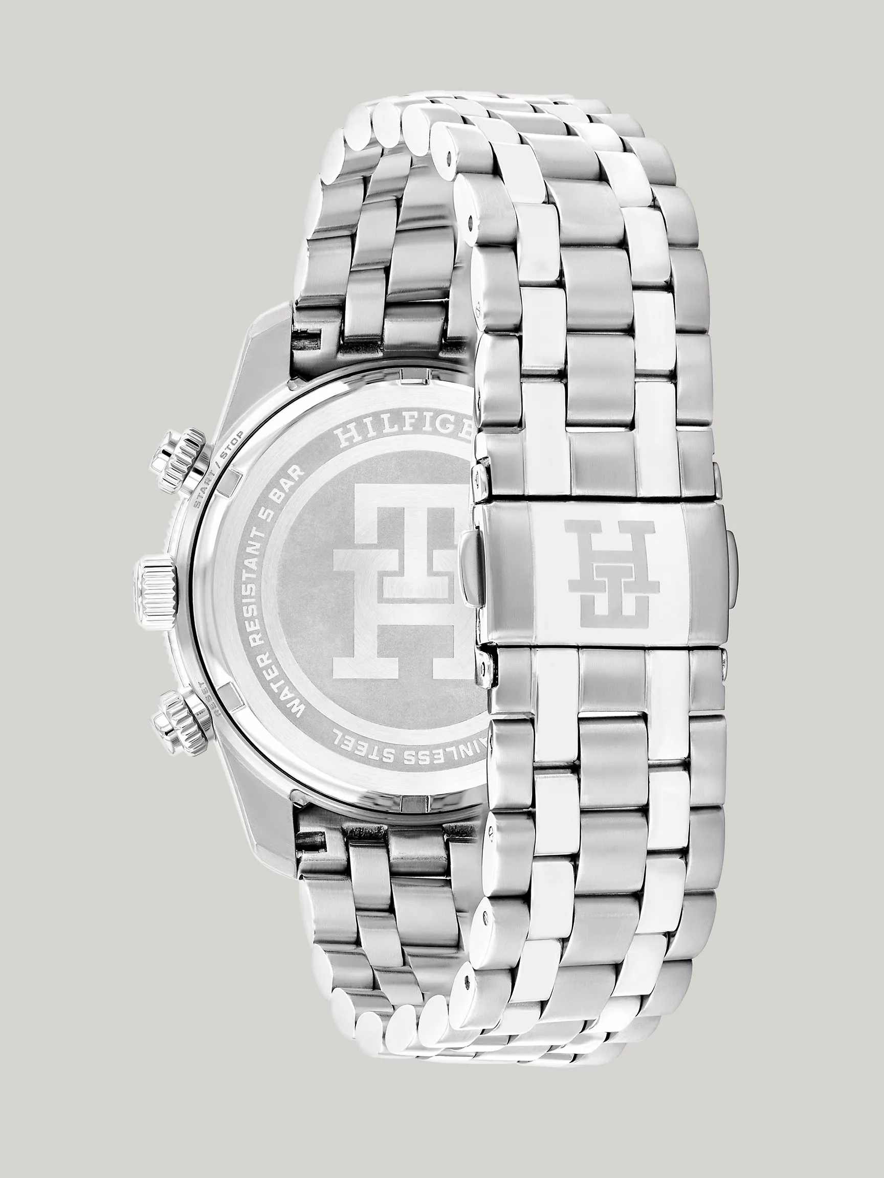 Мужские часы Tommy Hilfiger, Хронограф 41 мм TH85 с белым циферблатом