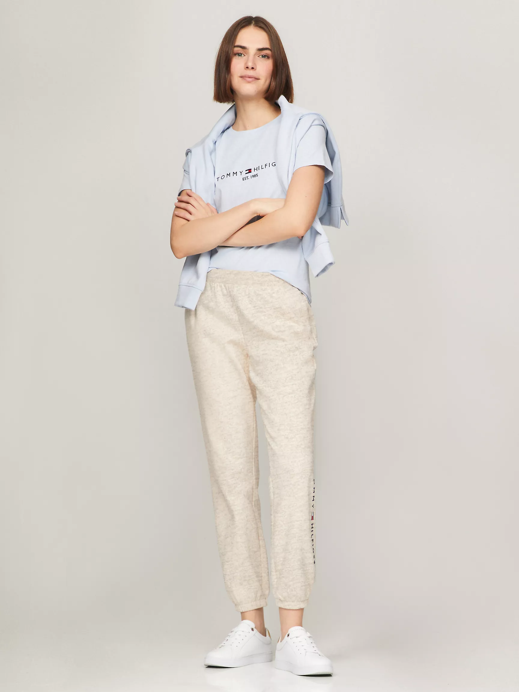 Женские брюки Tommy Hilfiger, Спортивные штаны с вышитым логотипом Tommy