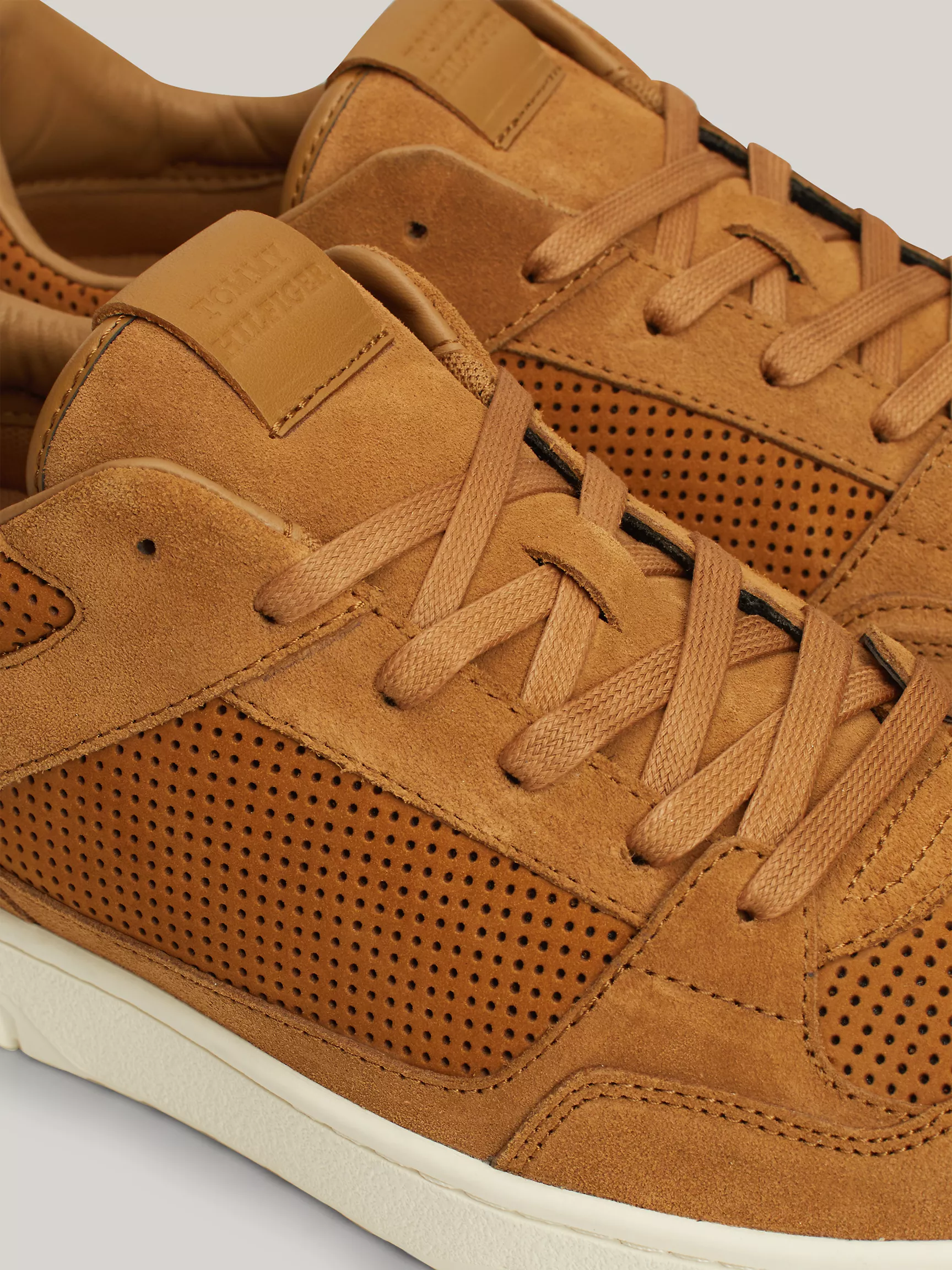 Мужские кроссовки Tommy Hilfiger, Кожаные кроссовки с перфорированными вставками