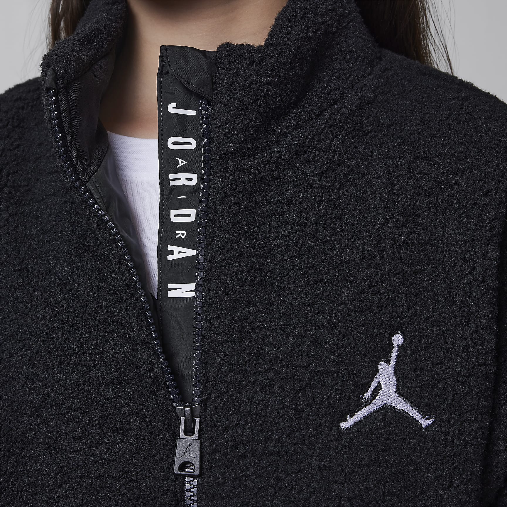 Jordan Big Kids' Jumpman High Pile Jacket