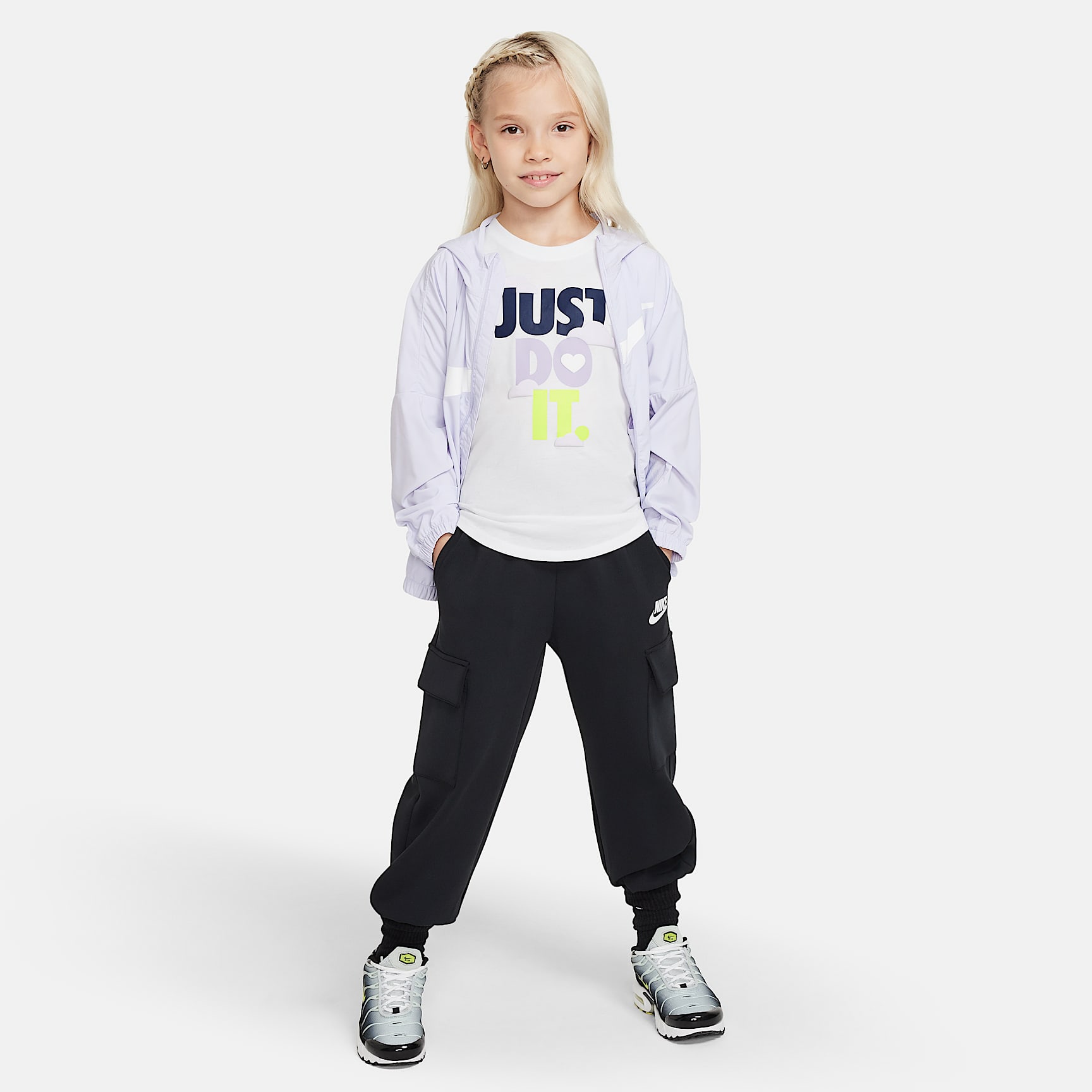 Nike Sweet Swoosh "Just Do It" Little Kids' Graphic T-Shirt