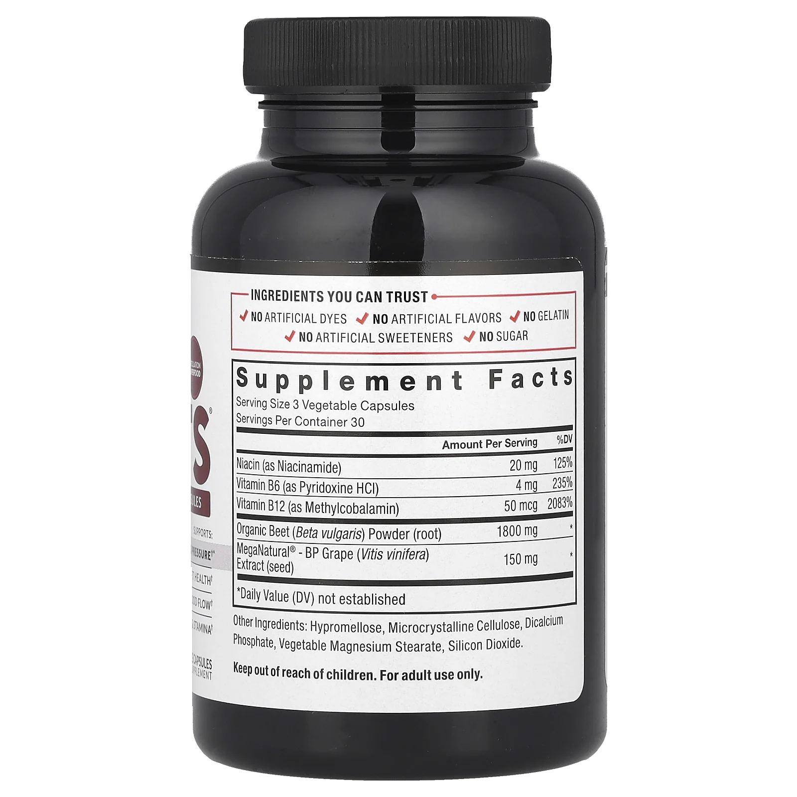 Force Factor, Total Beets®, 1800 мг, 90 растительных капсул (600 мг на капсулу)