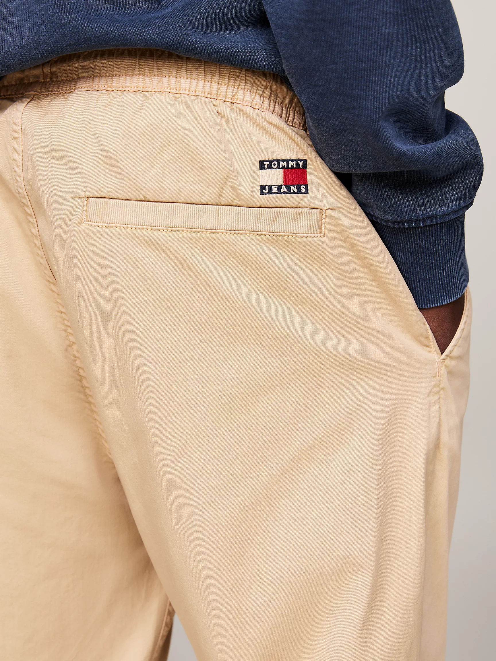 Мужские брюки Tommy Hilfiger, Приталенные джоггеры из хлопкового твила TJ