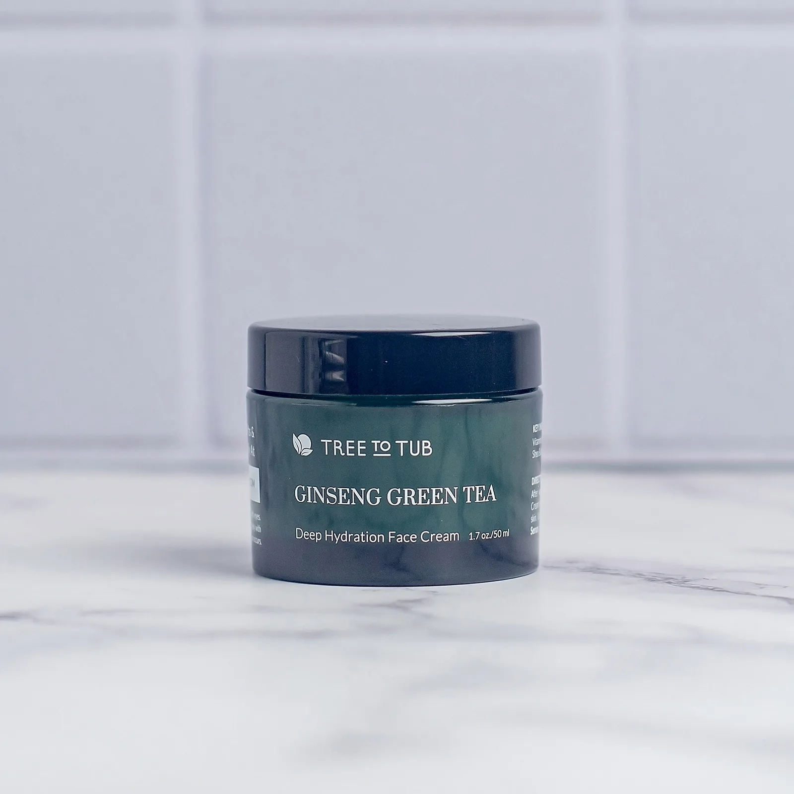 Tree To Tub, увлажняющий ежедневный крем для лица с гиалуроновой кислотой, с витаминами C, E и B5, крем-лосьон для сухой и чувствительной кожи, 50 мл (1,7 жидк. унции)