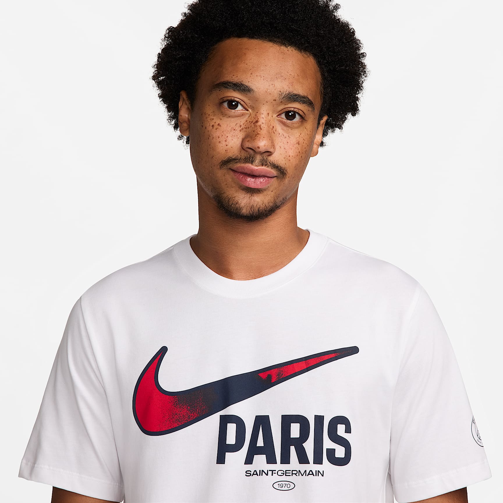 Paris Saint-Germain Swoosh Men's Nike Soccer T-Shirt