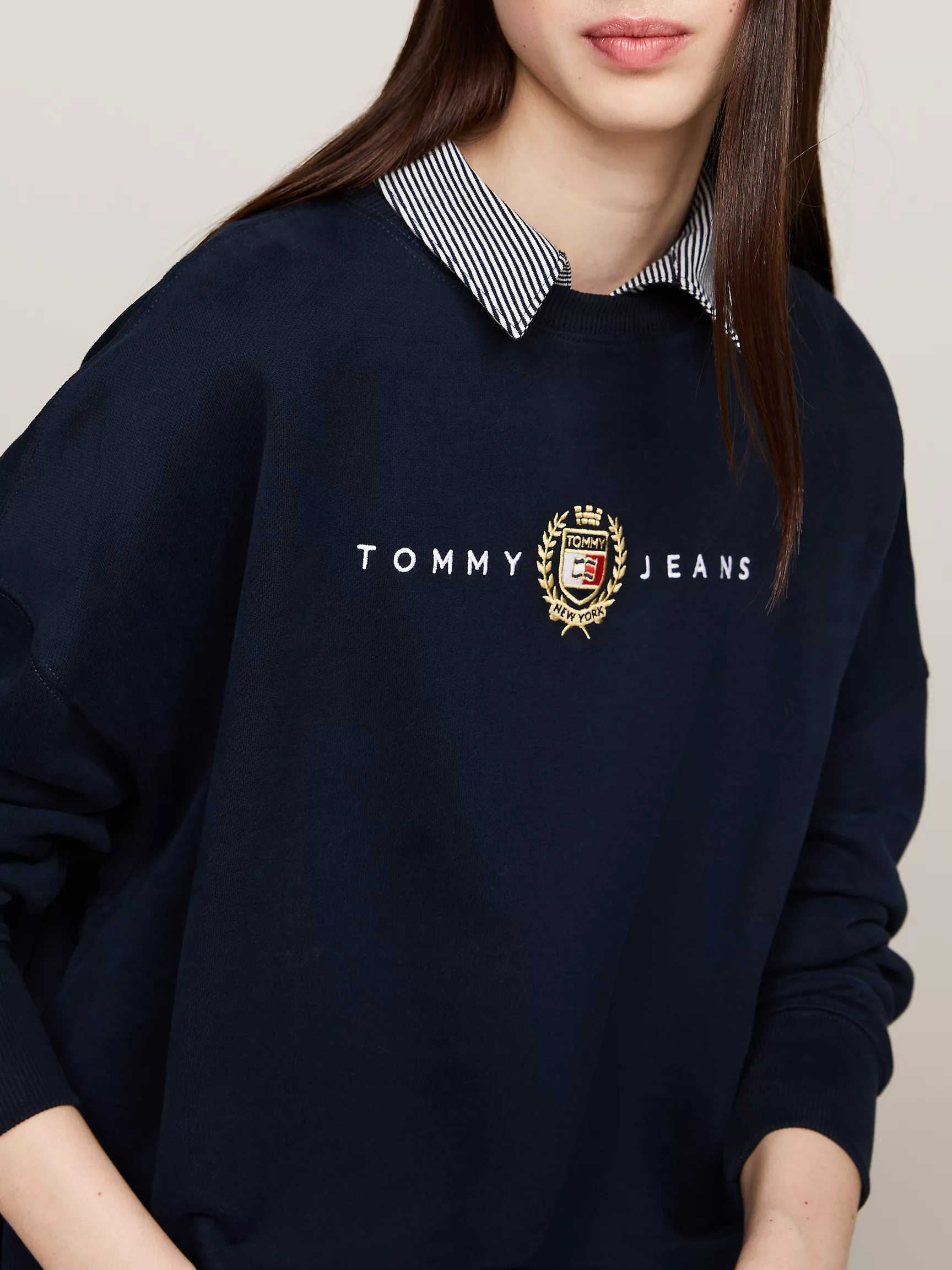 Женское платье Tommy Hilfiger, Платье-свитшот с вышитым логотипом