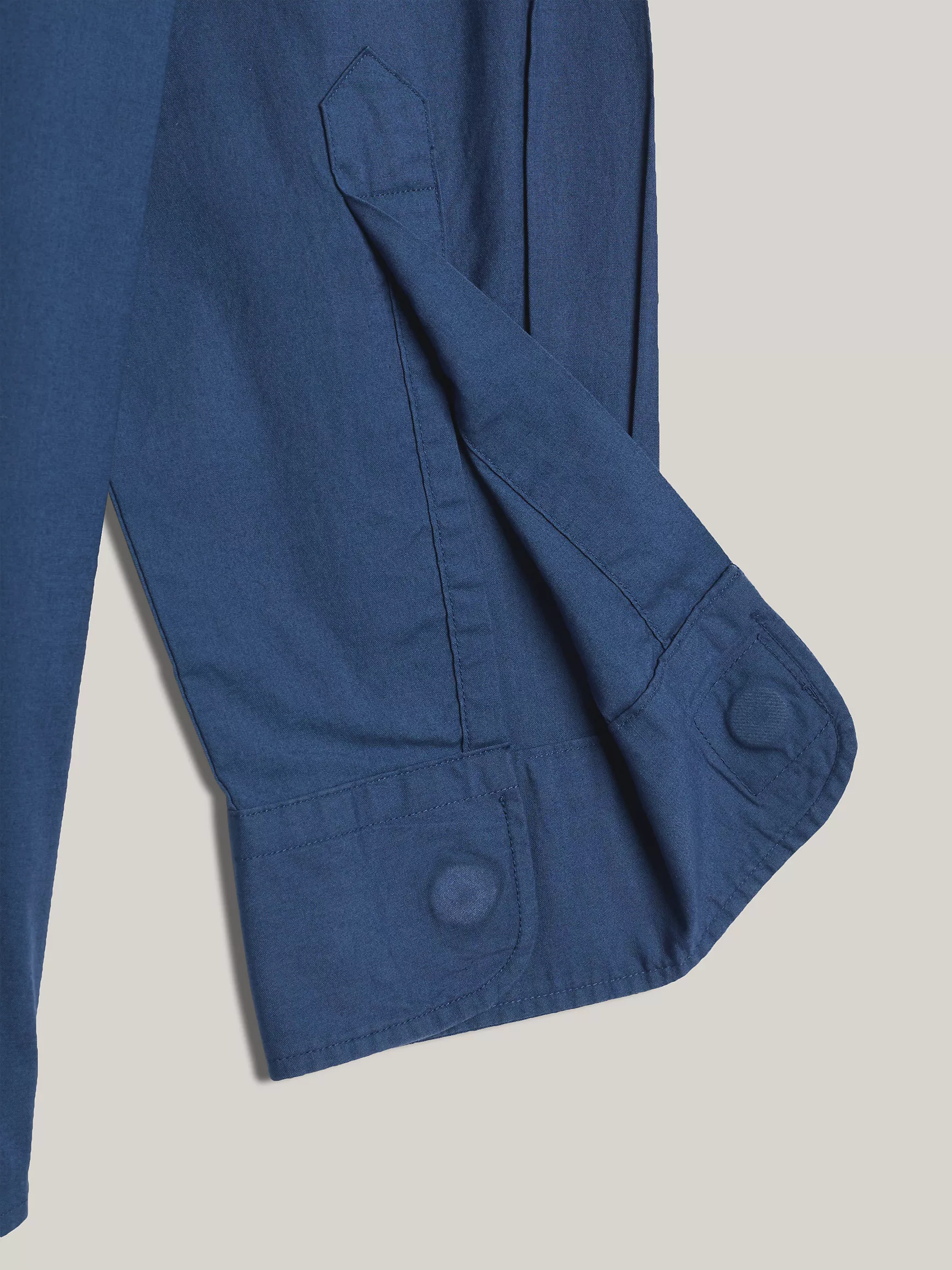 Мужская рубашка Tommy Hilfiger, Однотонная поплиновая рубашка стандартного кроя