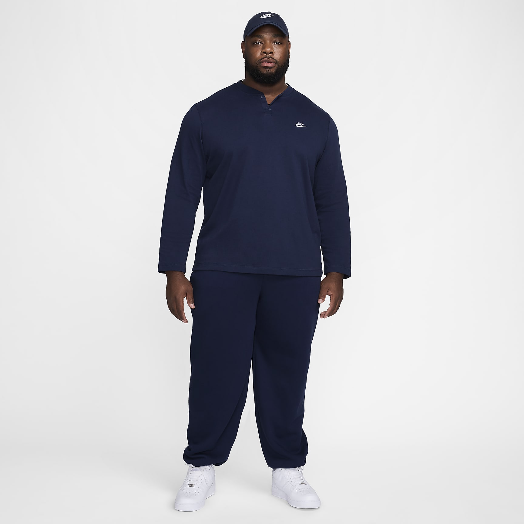 Nike Club Men's Long-Sleeve Henley