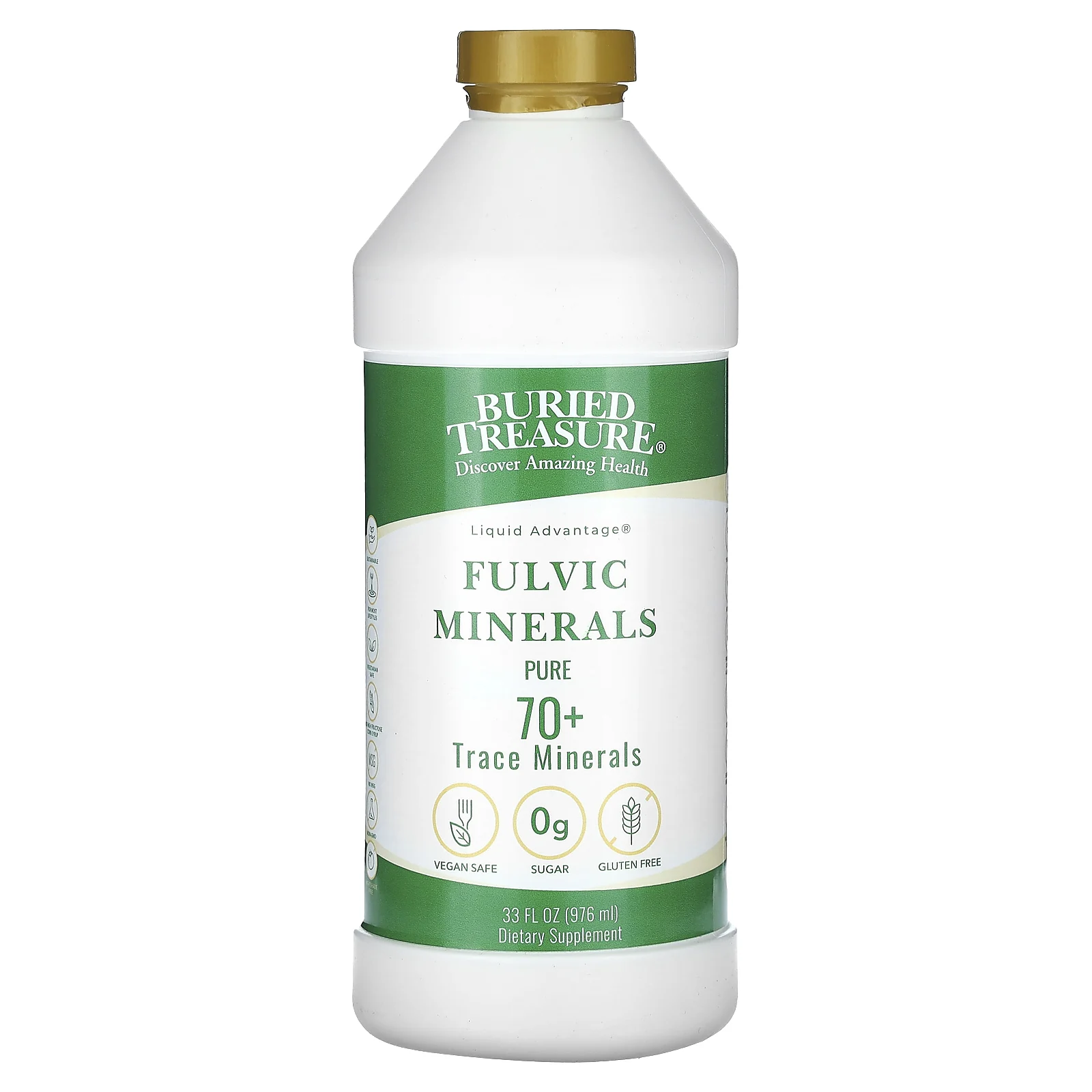 Buried Treasure, Liquid Nutrients, чистые коллоидные минералы, 946 мл (32 жидких унции)