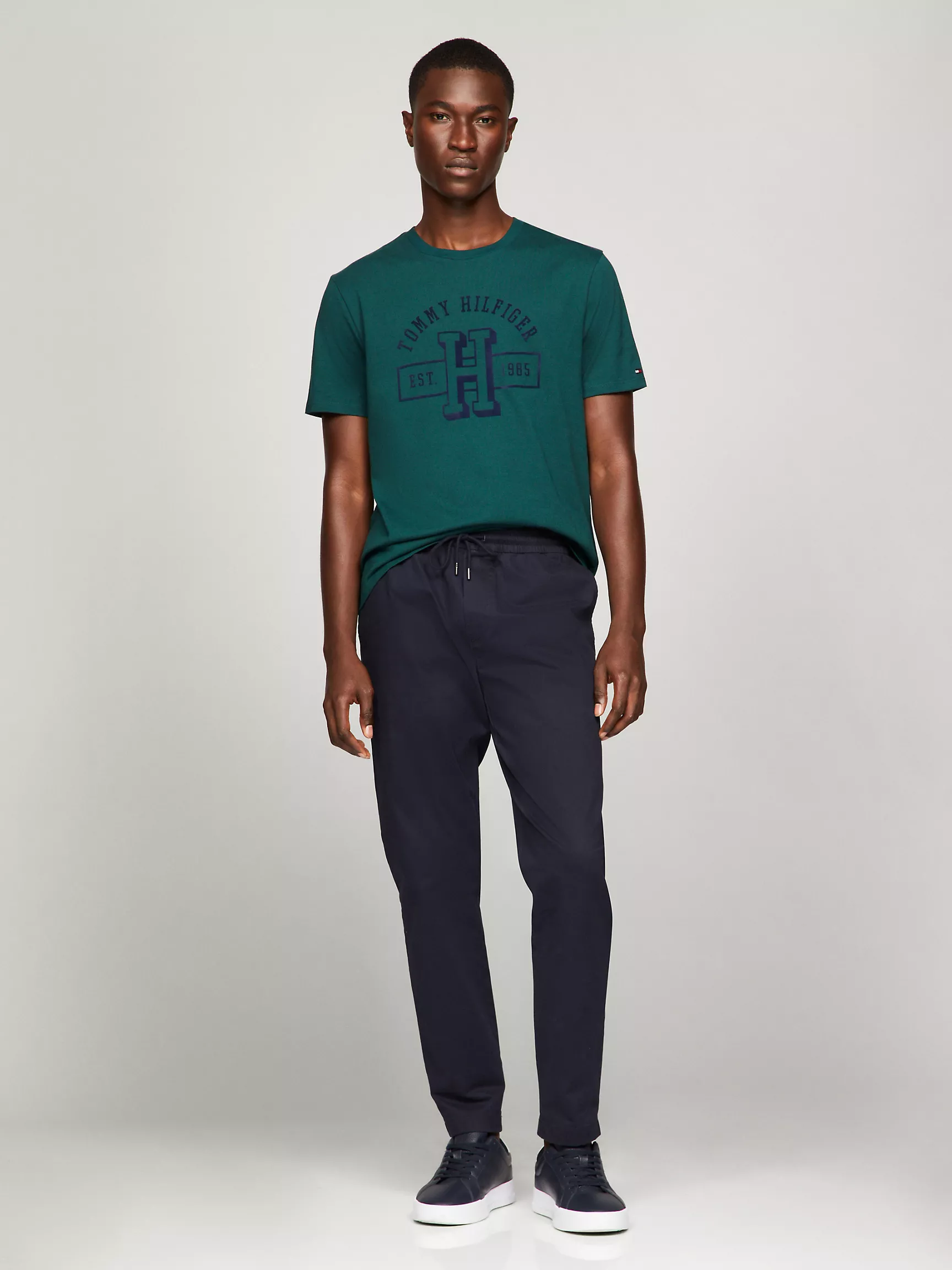 Мужская футболка Tommy Hilfiger, Футболка с логотипом Hilfiger Established