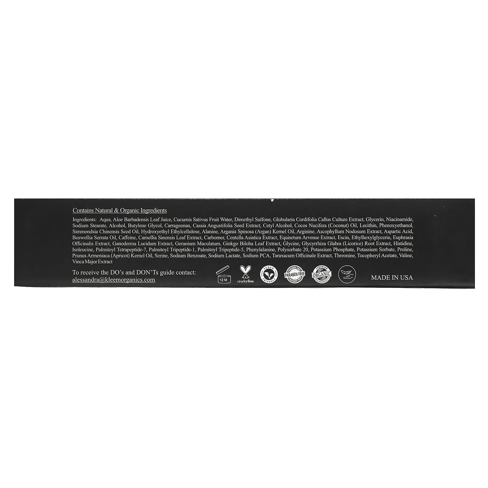 Kleem Organics, укрепляющий крем для области вокруг глаз, 15 мл (0,51 жидк. унции)