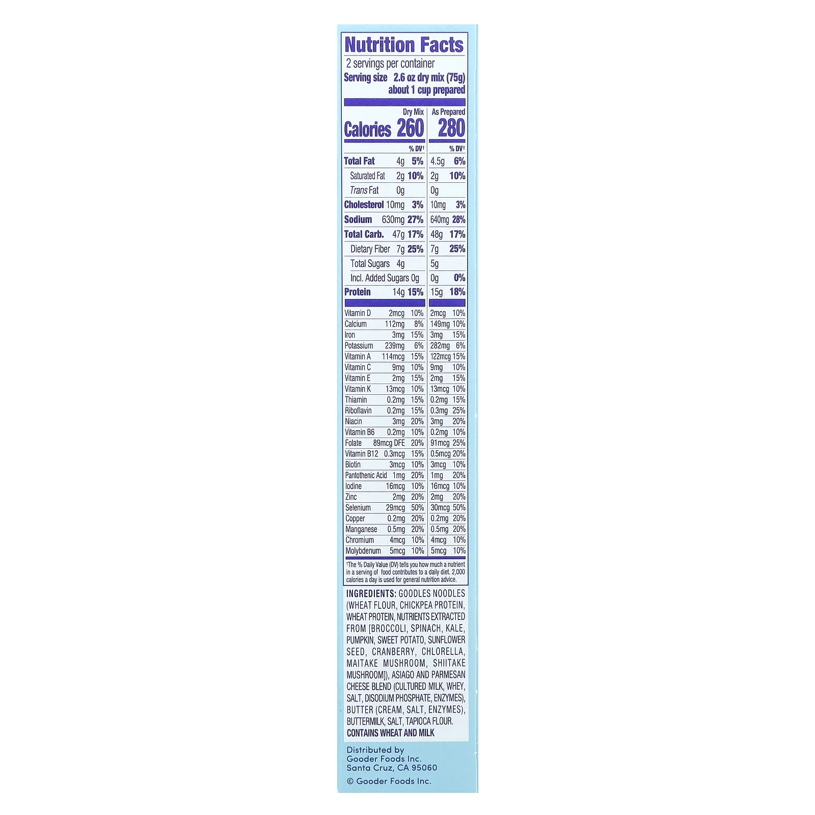 Goodles, Twist My Parm, азиаго и пармезан со спиралями, 149 г (5,25 унции)