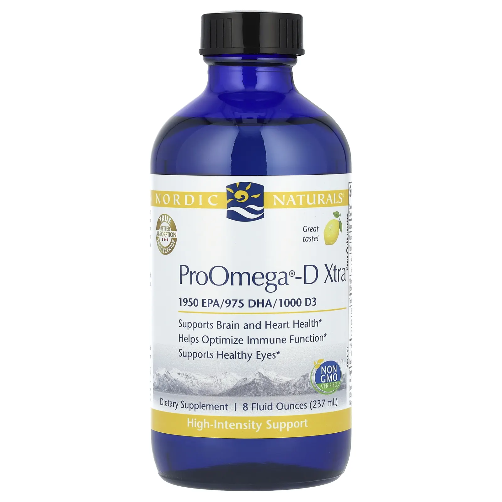 Nordic Naturals, ProOmega-D Xtra, лимон, 237 мл (8 жидк. Унций)