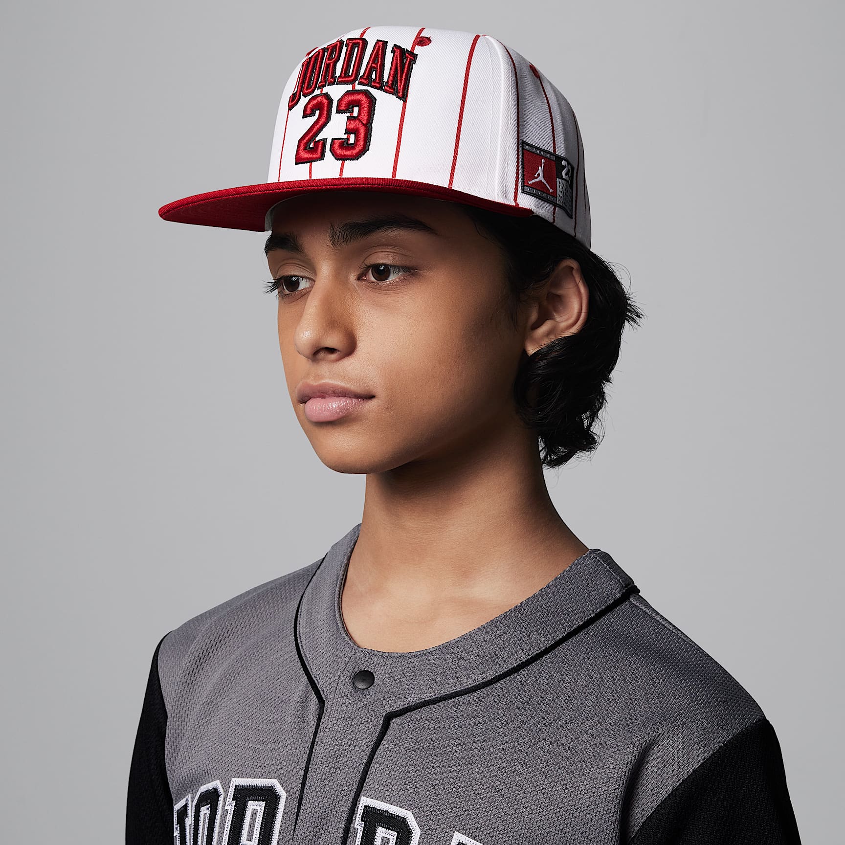 Jordan Big Kids' Jersey Flat Brim Cap