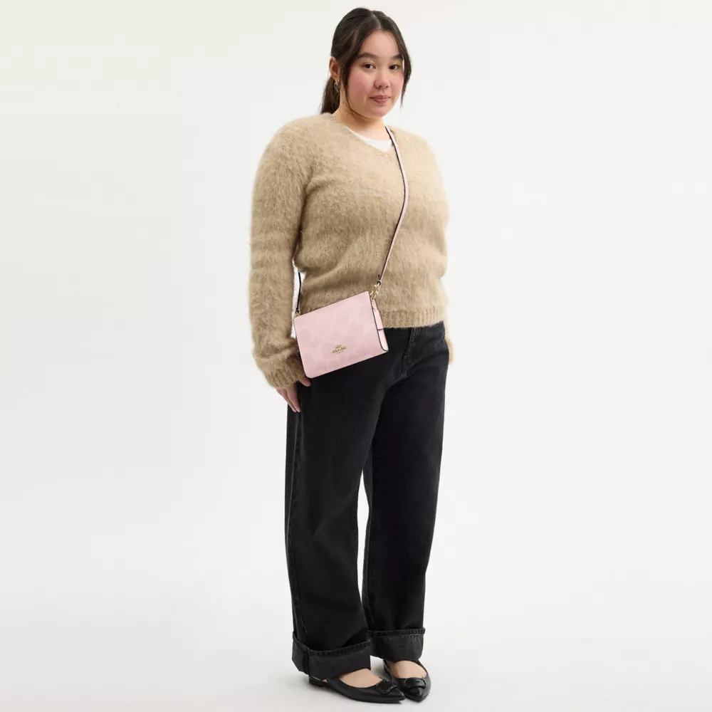Сумка COACH Slim Crossbody Bag In Signature Canvas