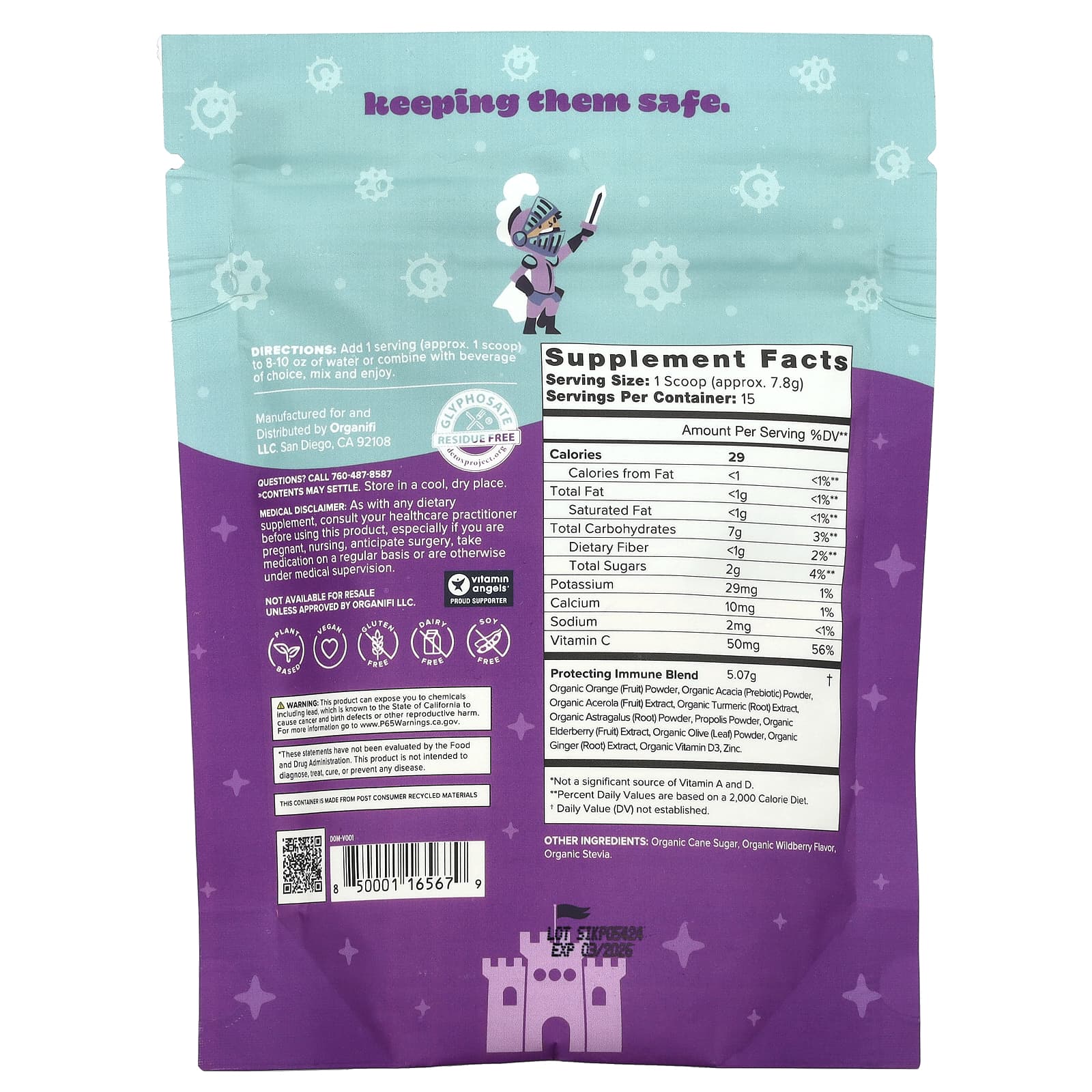 Organifi, Kids, Protect, 117 г (4,13 унции)