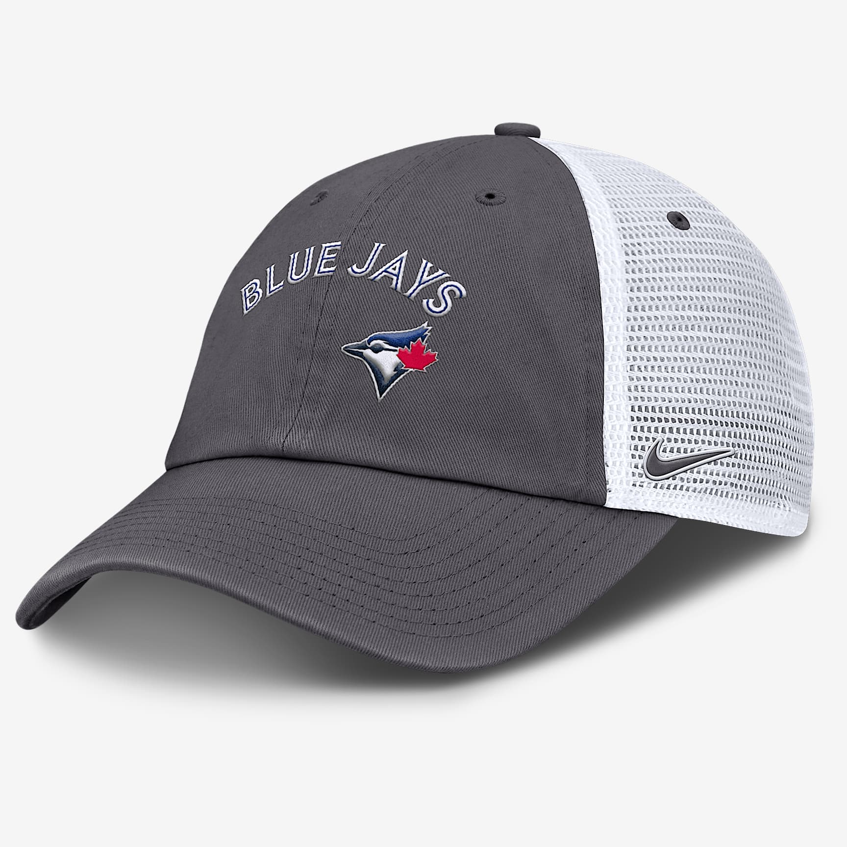 Toronto Blue Jays Wordmark Club Men's Nike MLB Trucker Adjustable Hat