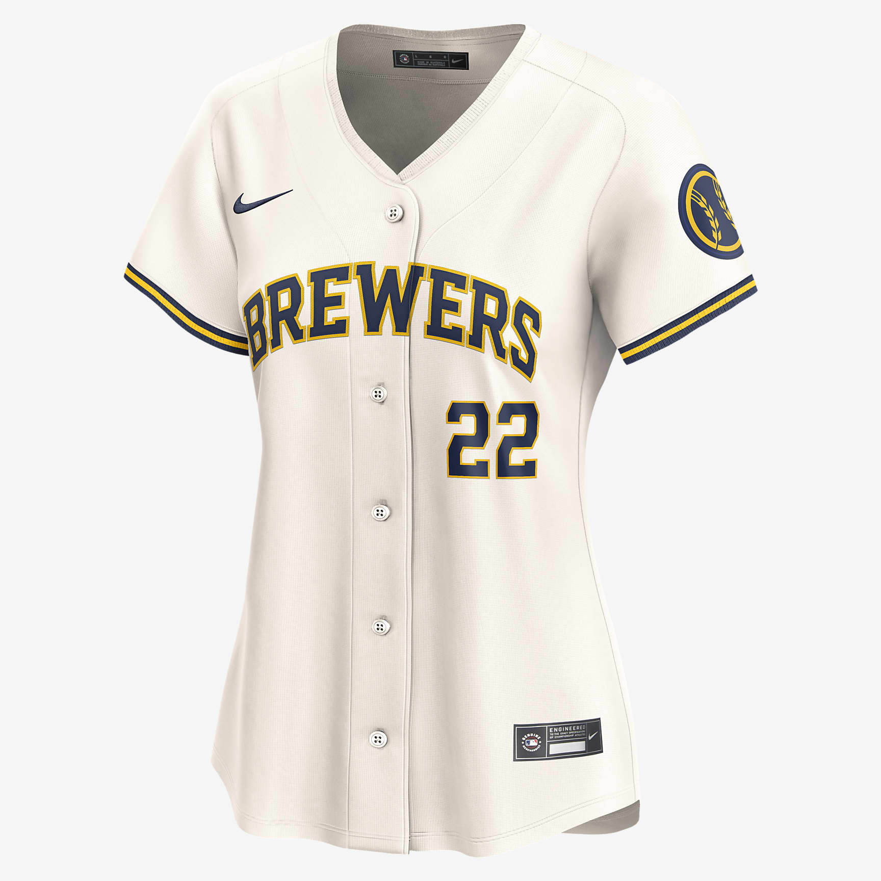 Christian Yelich Milwaukee Brewers Women's Nike Dri-FIT ADV MLB Limited Jersey
