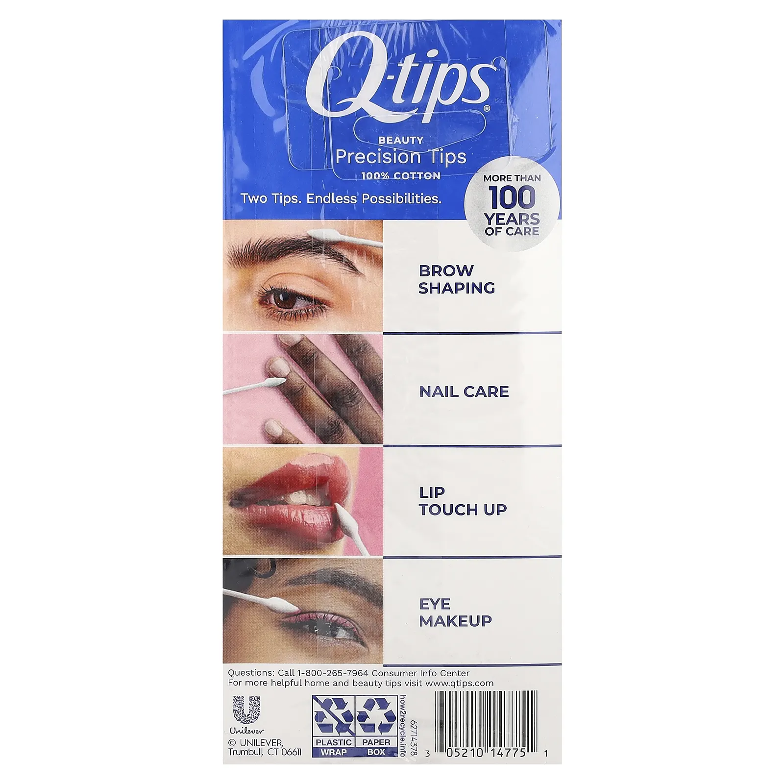 Q-tips, Precious Tips, ватные палочки, 170 шт.