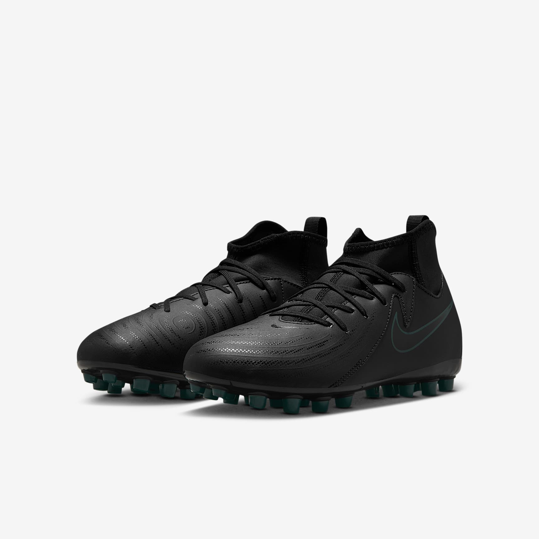 Nike Jr. Phantom Luna 2 Academy Little/Big Kids' AG High-Top Soccer Cleats