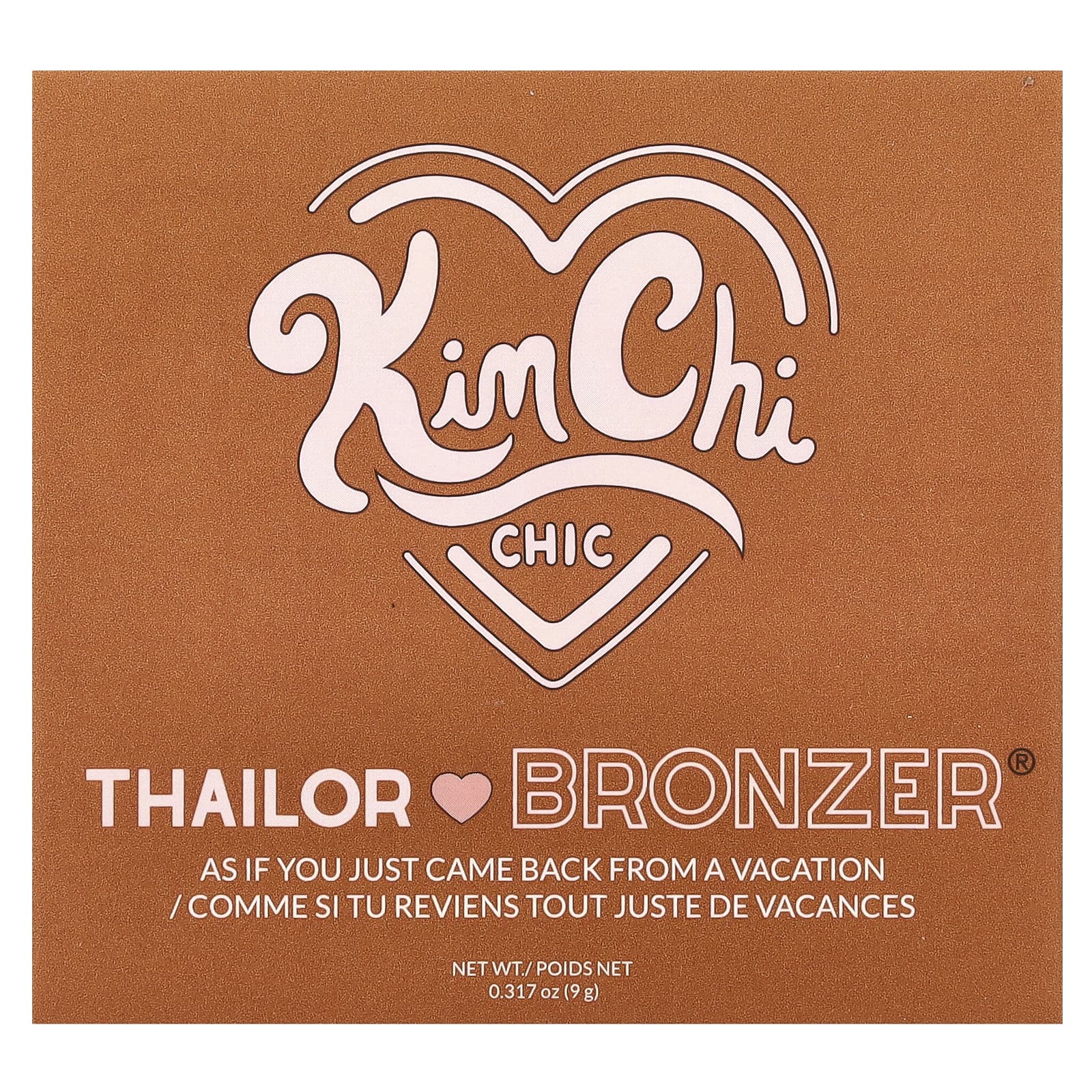 KimChi Chic Beauty, Thailor Bronzer®, 01, I Went To Malibu, 9 г (0,317 унции)