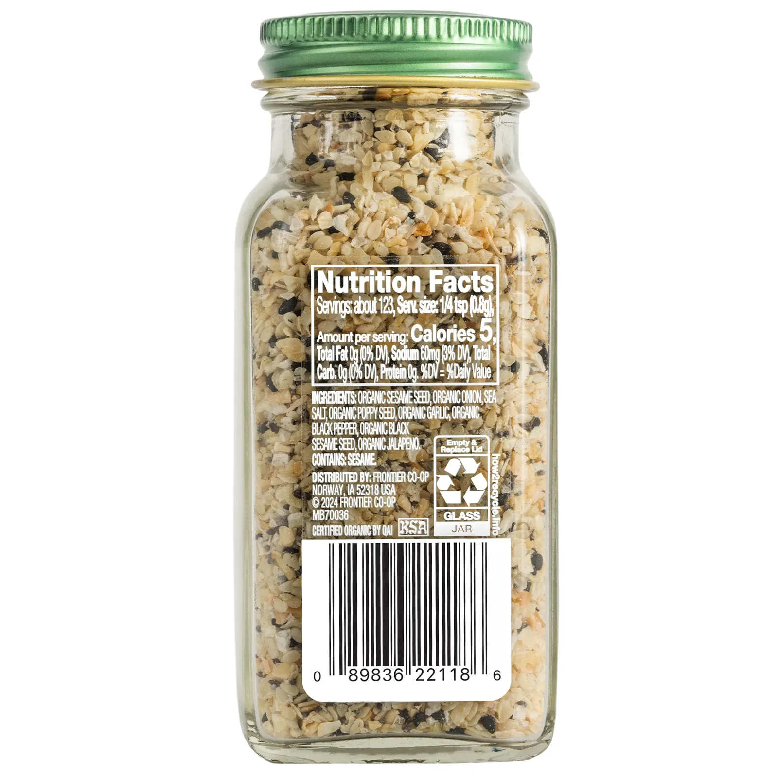 Simply Organic, Халапеньо (Everything), 98 г (3,46 унции)