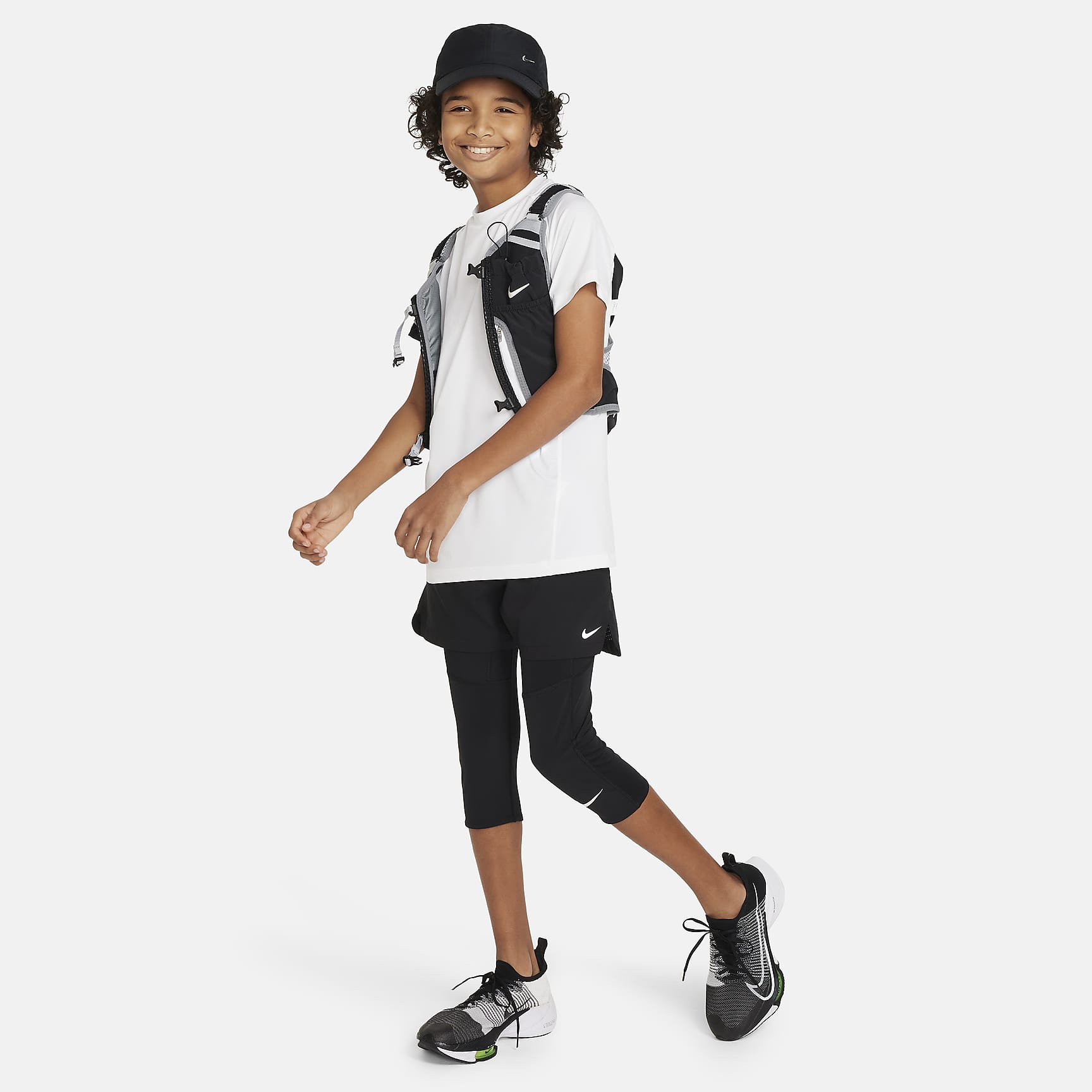 Nike Pro Big Kids' (Boys') Dri-FIT Short-Sleeve Top