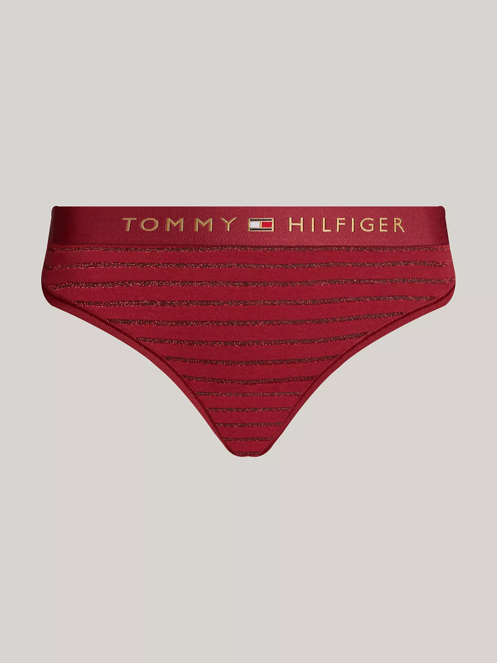 Женское нижнее белье Tommy Hilfiger, Стринги с мерцающим логотипом
