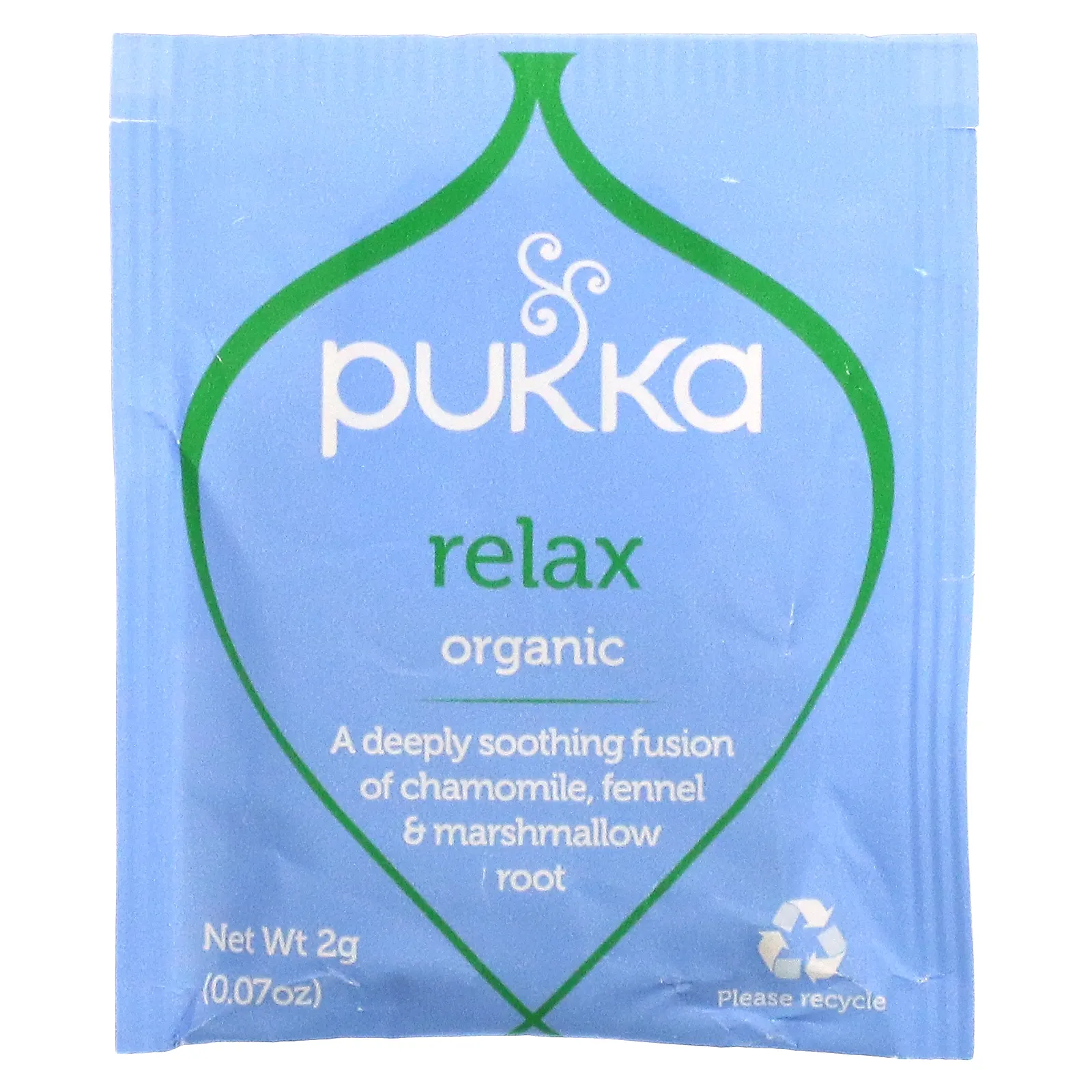 Pukka Herbs, Органический травяной чай, Relax, без кофеина, 20 пакетиков, 40 г (1,41 унции)