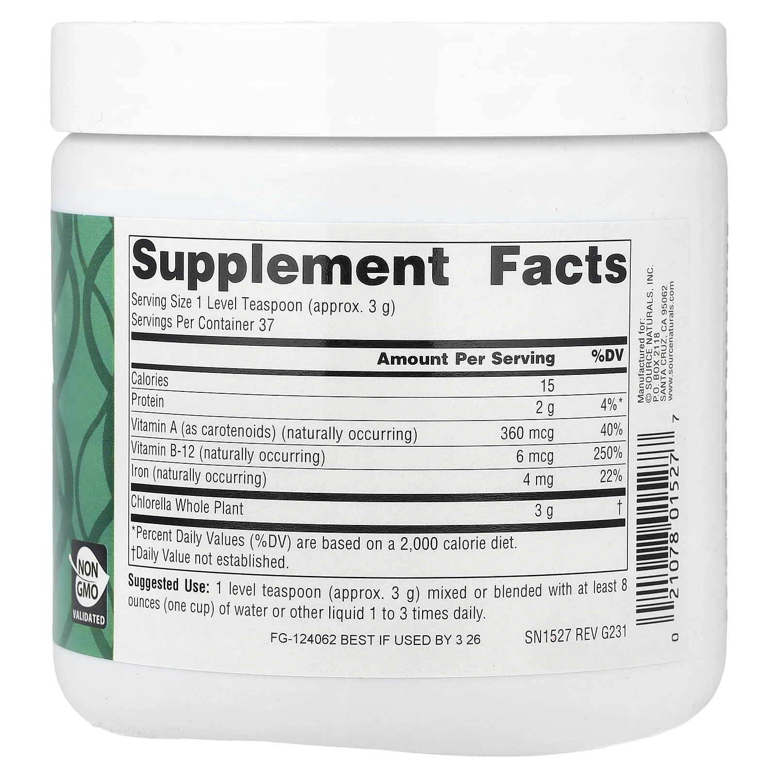 Source Naturals, Yaeyama Chlorella®, 113,4 г (4 унции)