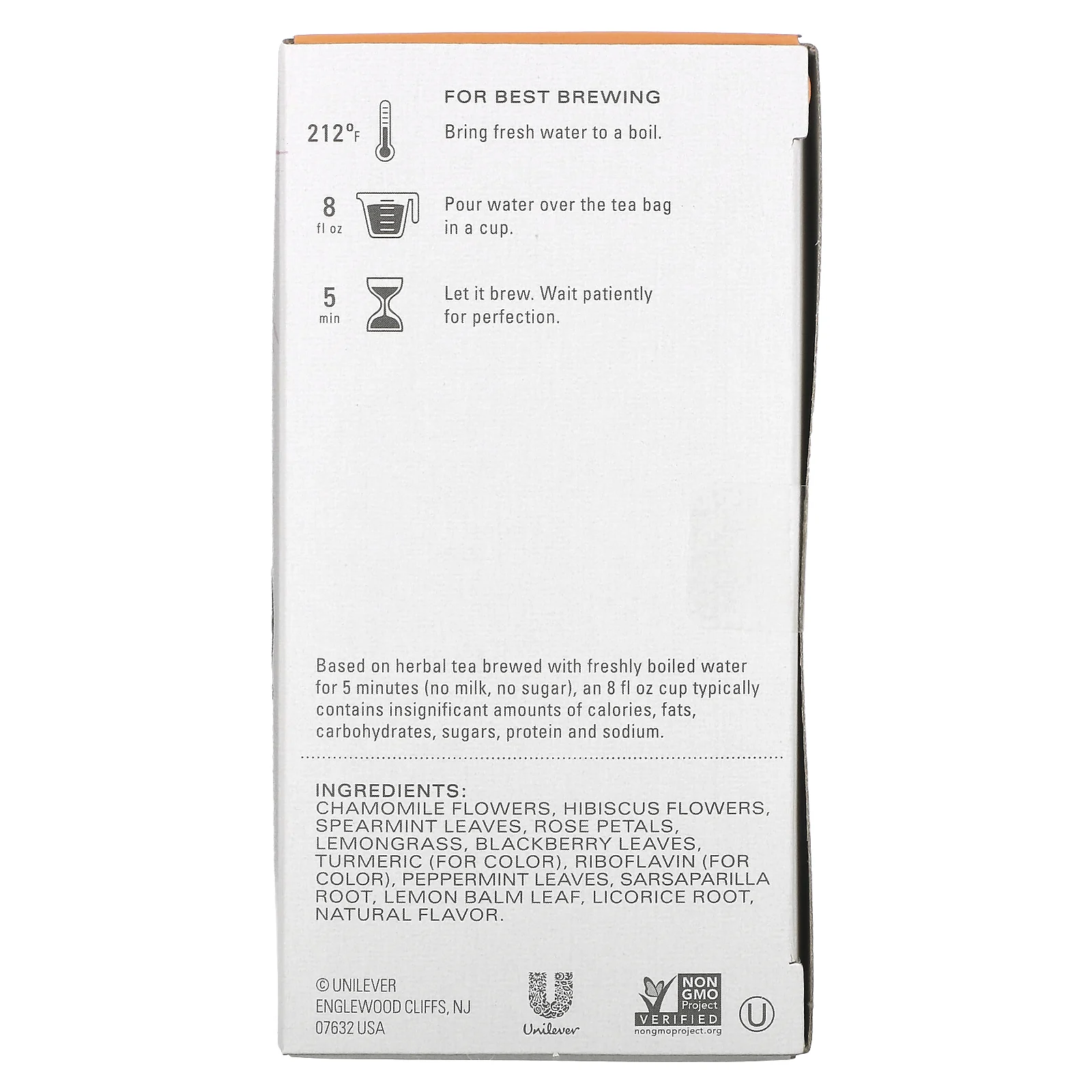 Tazo Teas, Травяной чай, Успокаивающая ромашка, Без кофеина, 20 фильтр-пакетов, 0,91 унции (26 г)