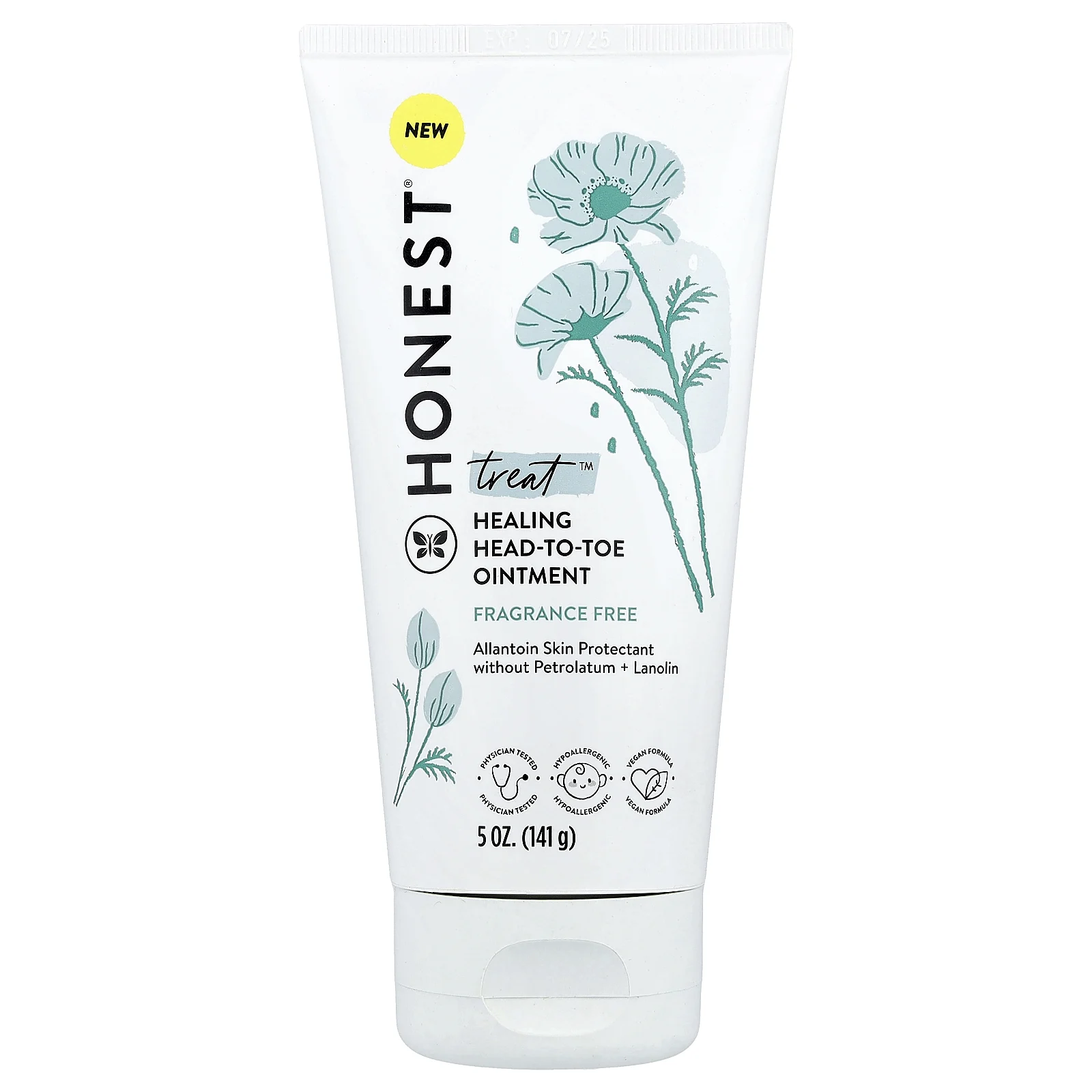 The Honest Company, Treat ™, лечебная мазь для волос, без отдушек, 141 г (5 унций)