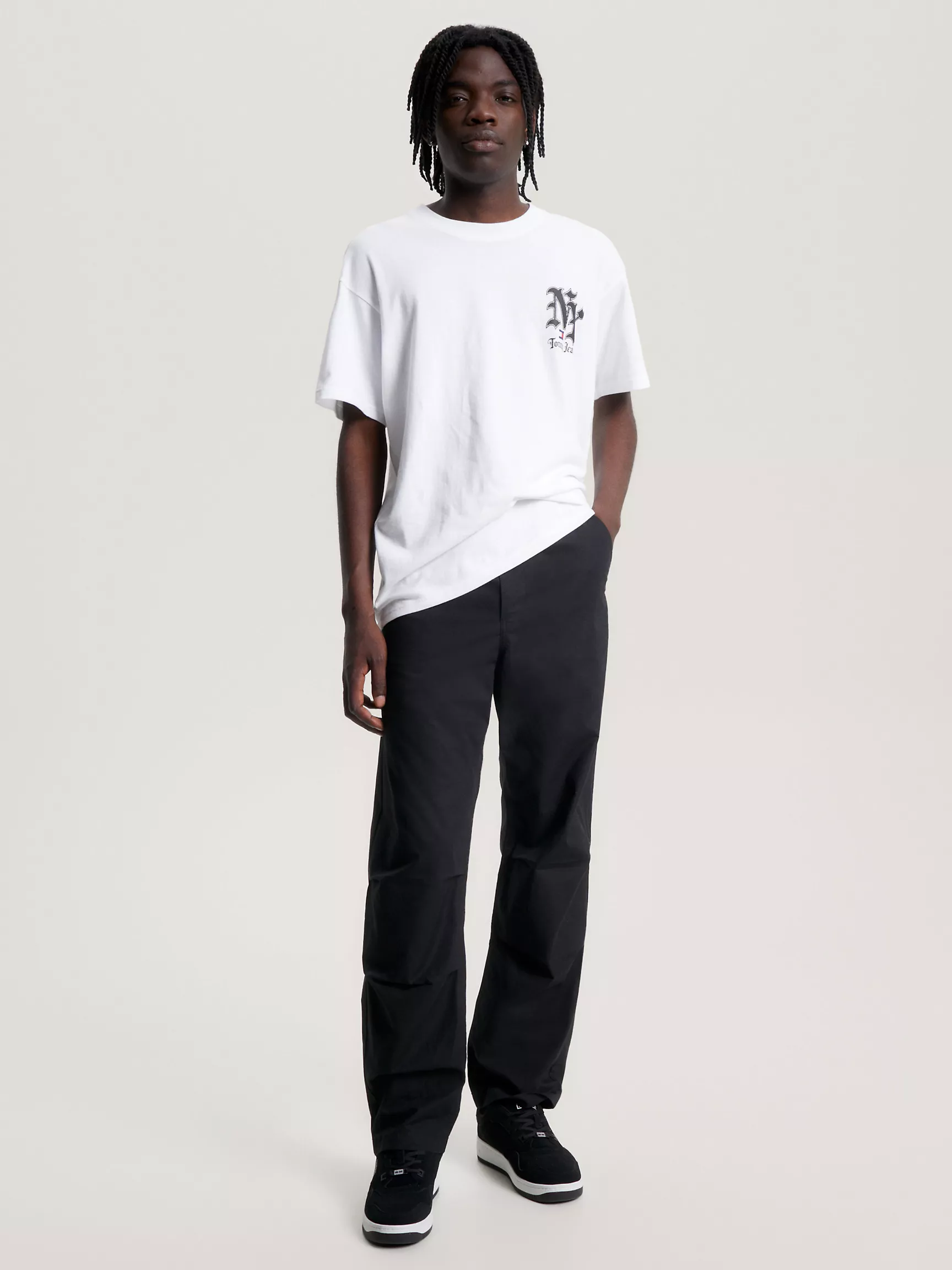 Мужская футболка Tommy Hilfiger, Футболка с коротким рукавом в стиле гранж