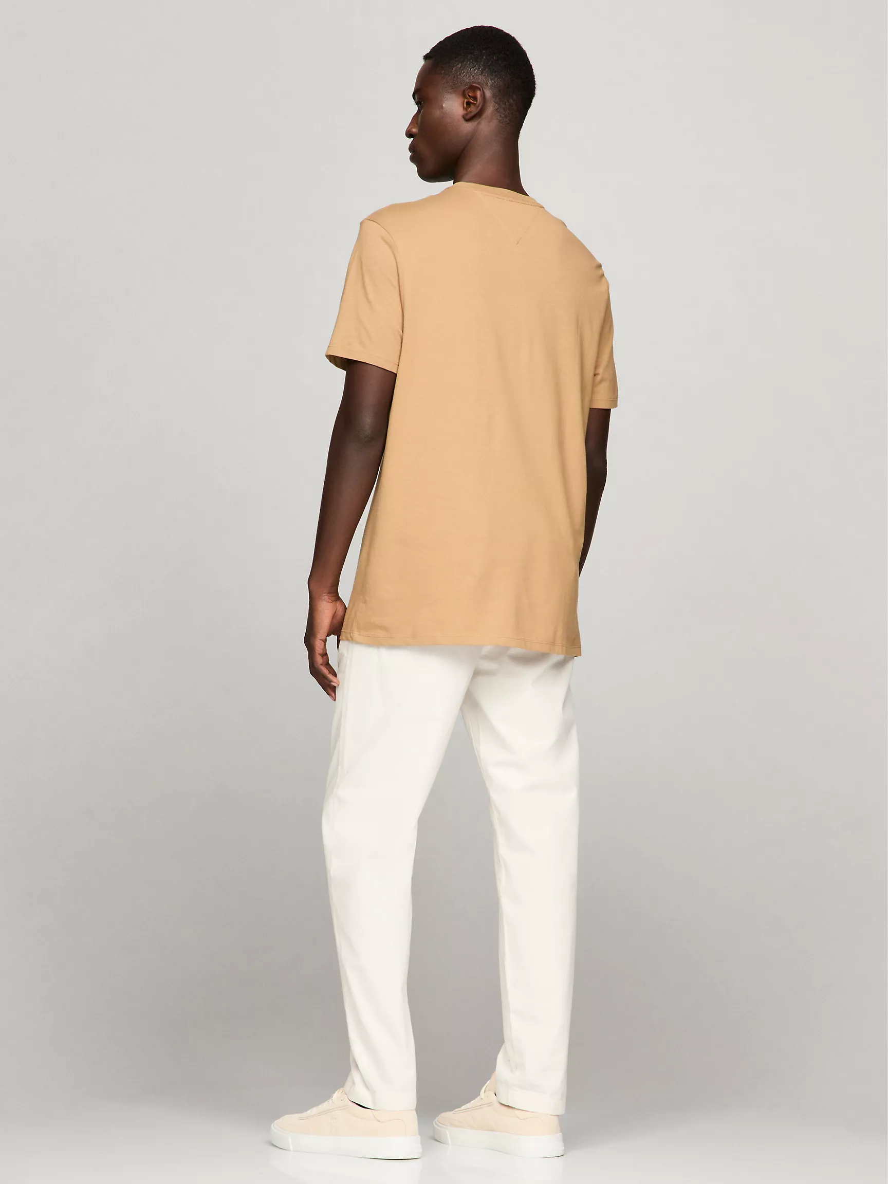 Мужская футболка Tommy Hilfiger, Футболка с вышитым логотипом Hilfiger Icon