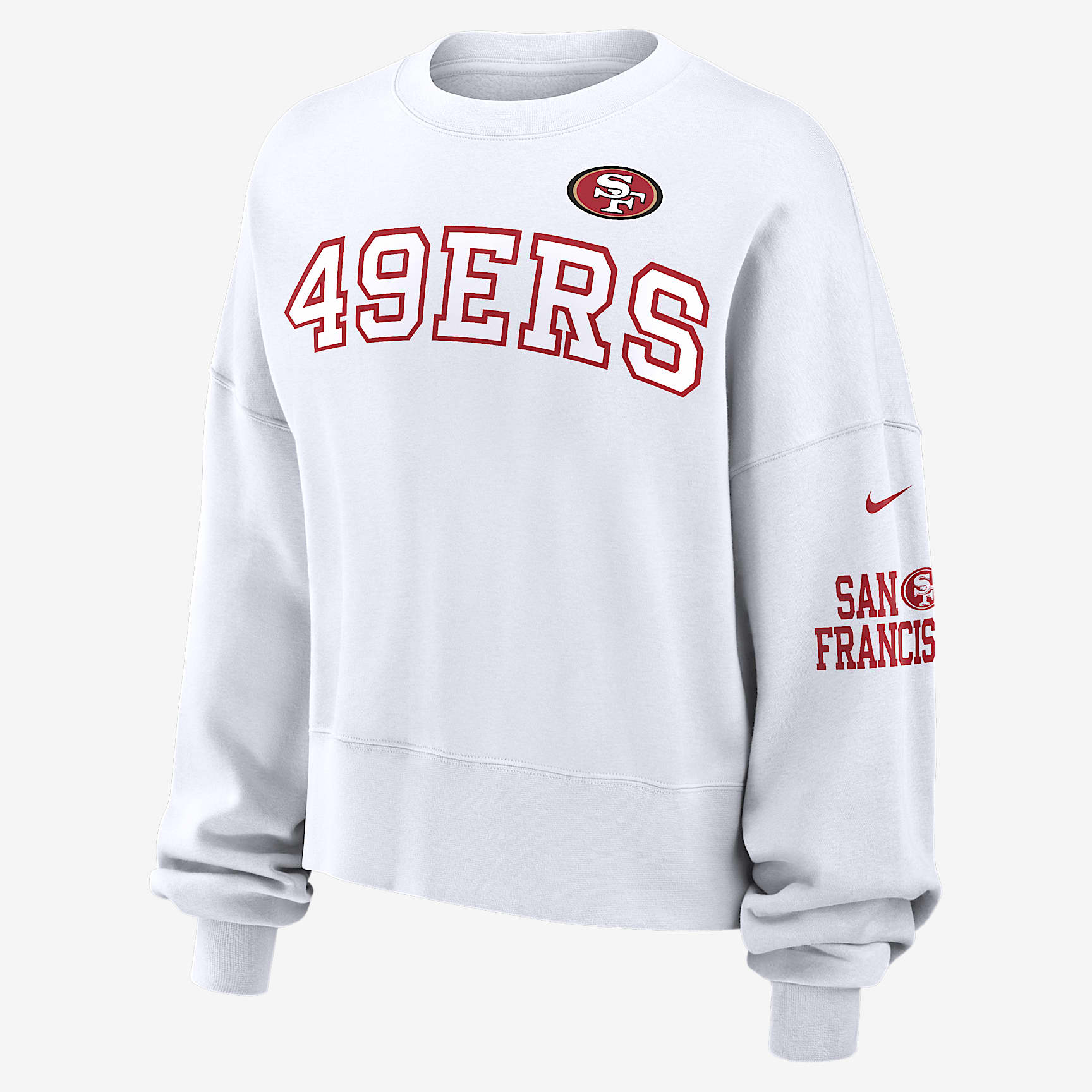 San Francisco 49ers Women's Nike NFL Pullover Crew