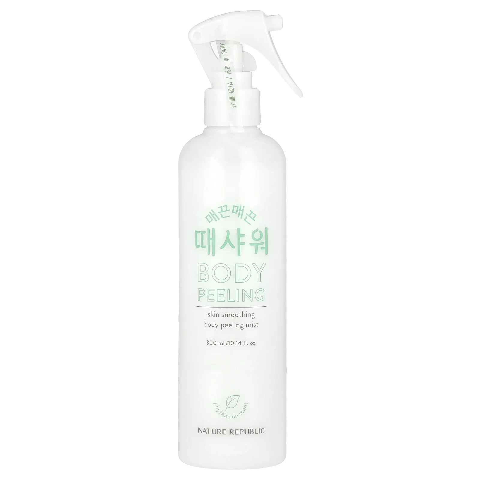 Nature Republic, разглаживающий пилинг-спрей для тела, с фитонцидом, 300 мл (10,14 жидк. унции)